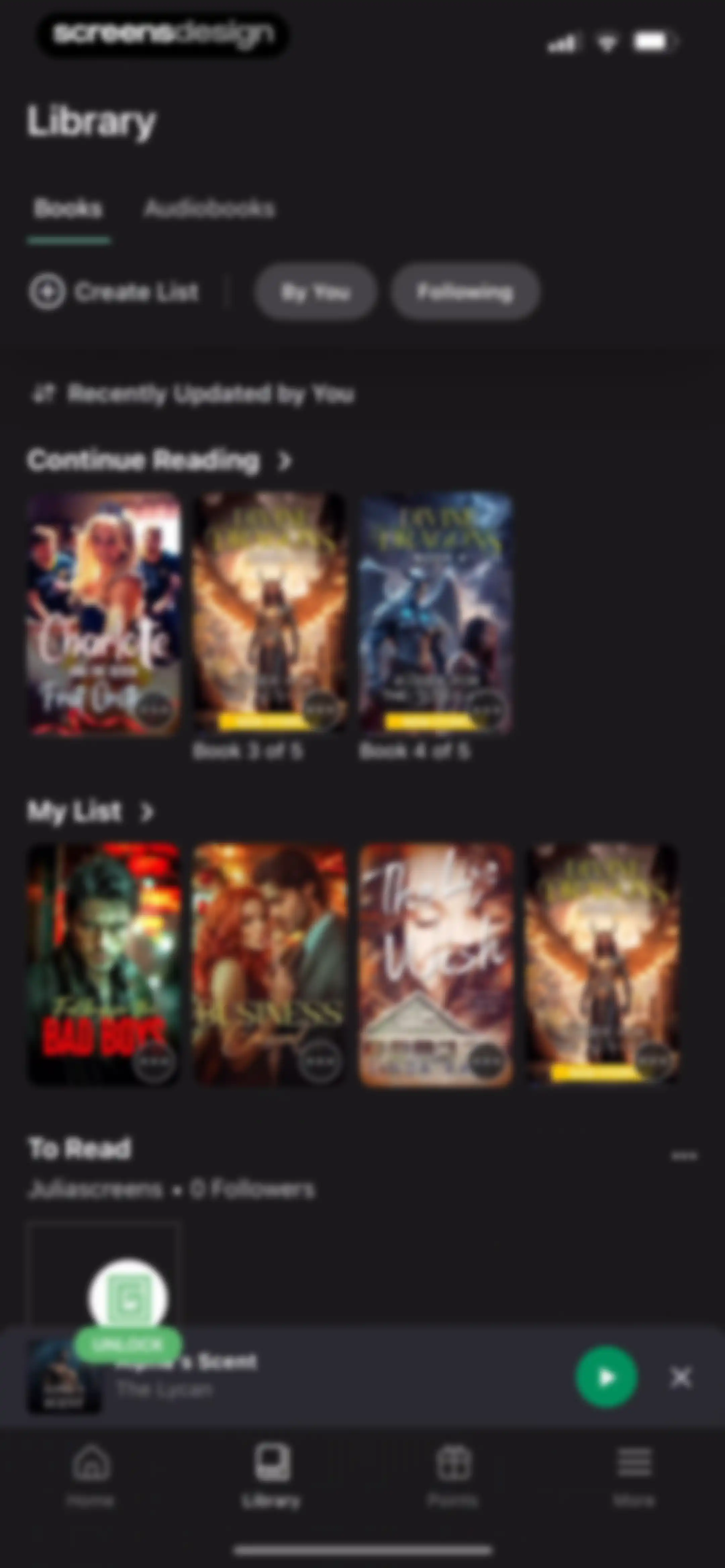 Galatea: Books & Audiobooks screen 77