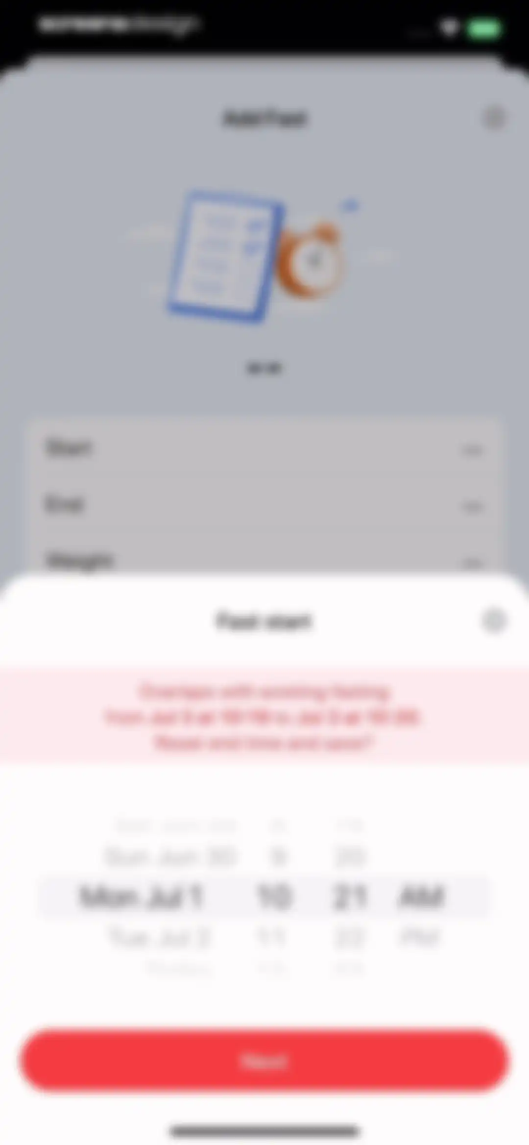 BodyOK: Intermittent Fasting screen 42