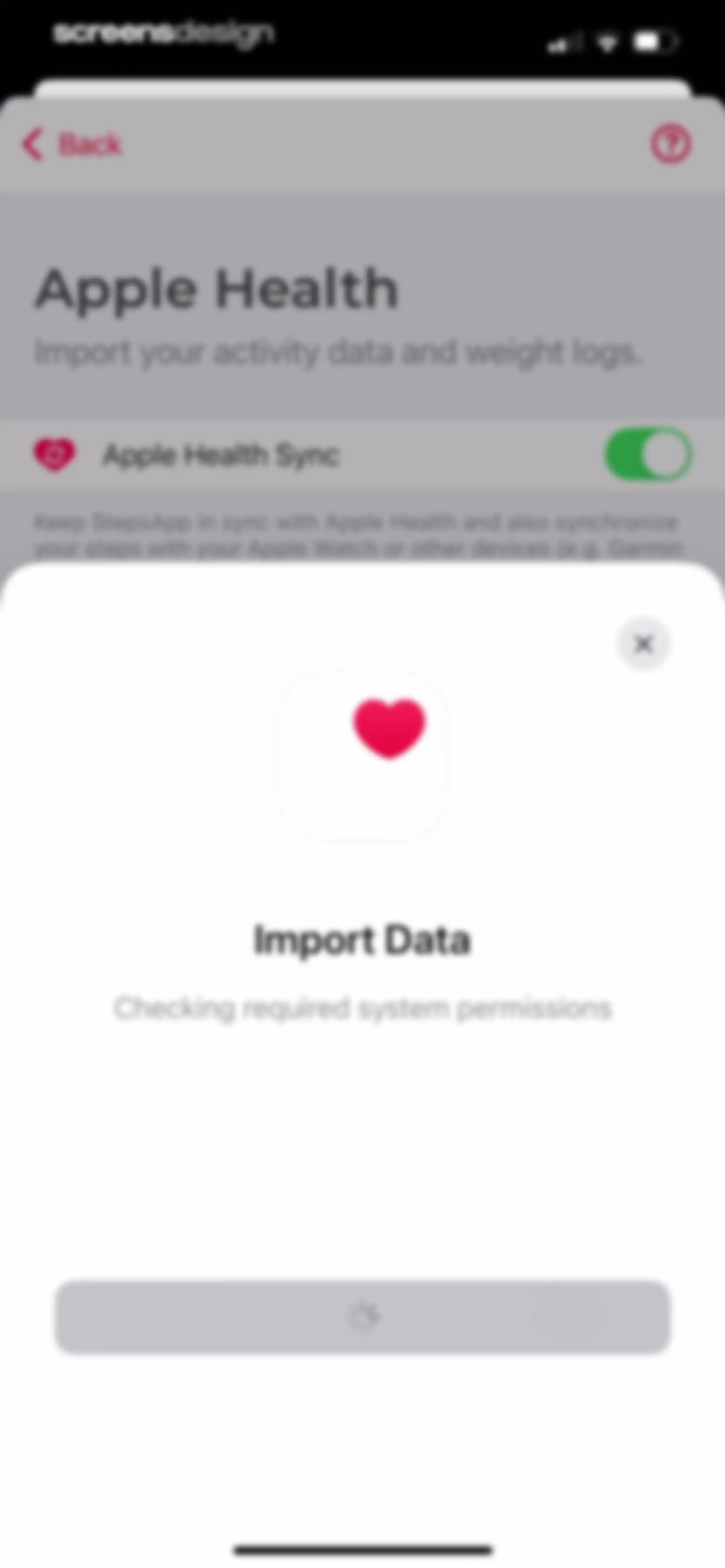 StepsApp Pedometer screen 165