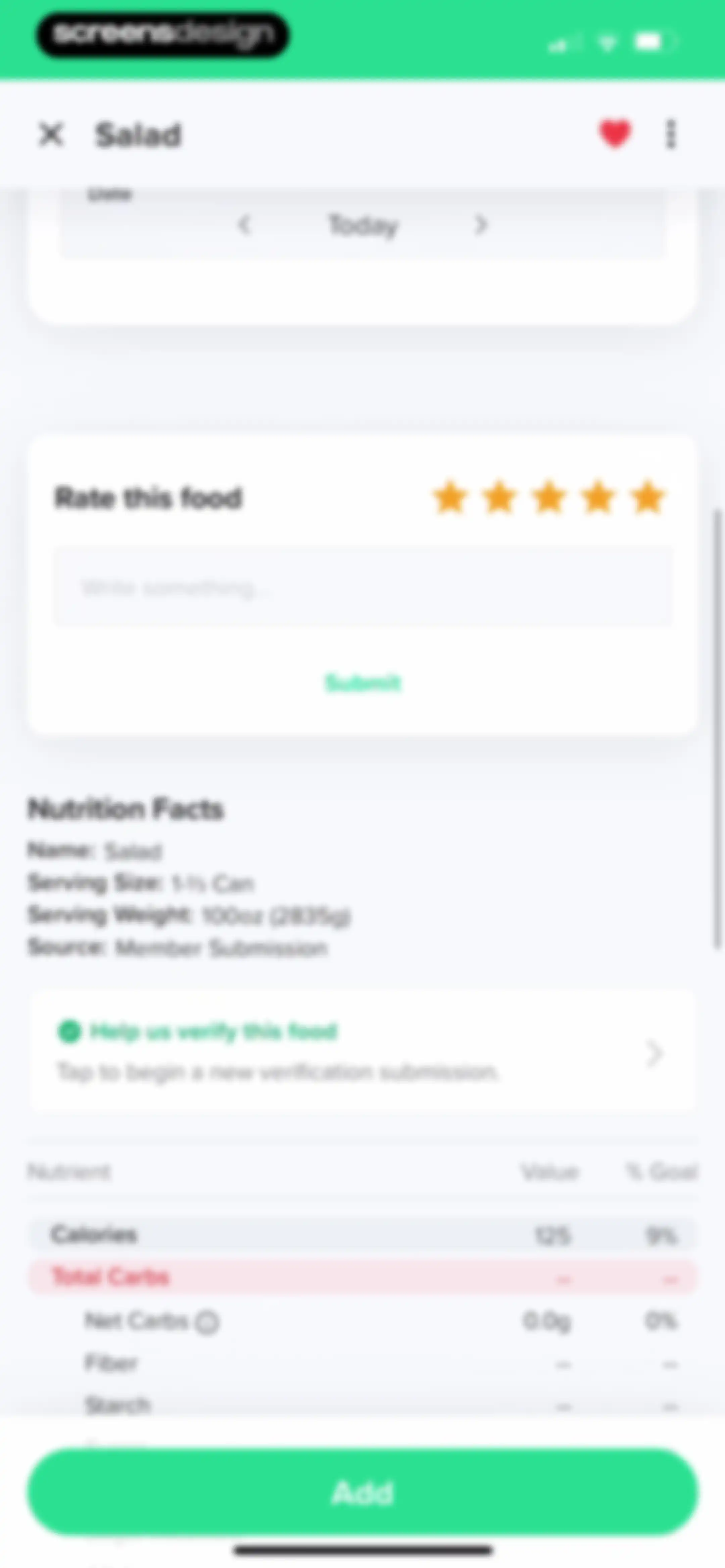Carb Manager: Keto & Macro Log screen 114