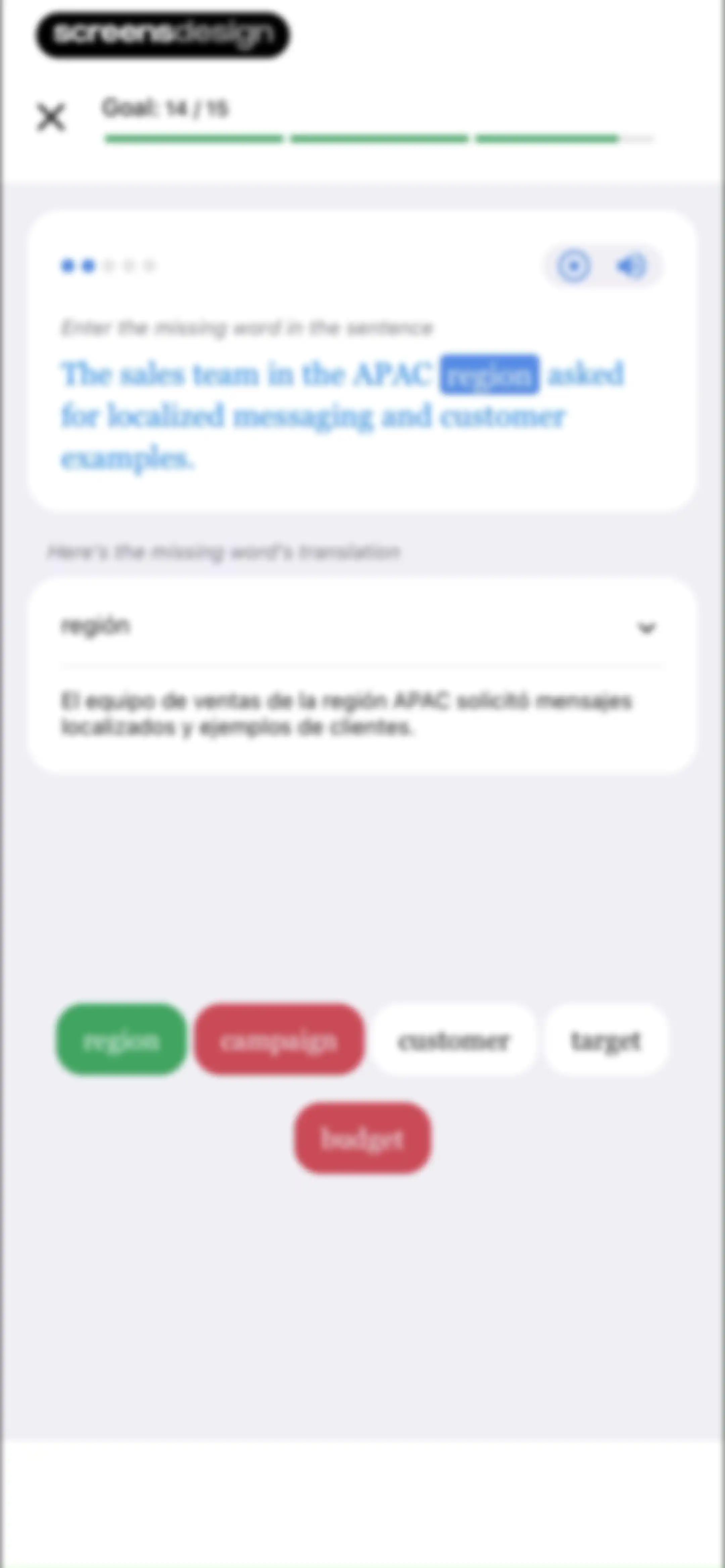 PeakTalk: Job-specific English screen 43
