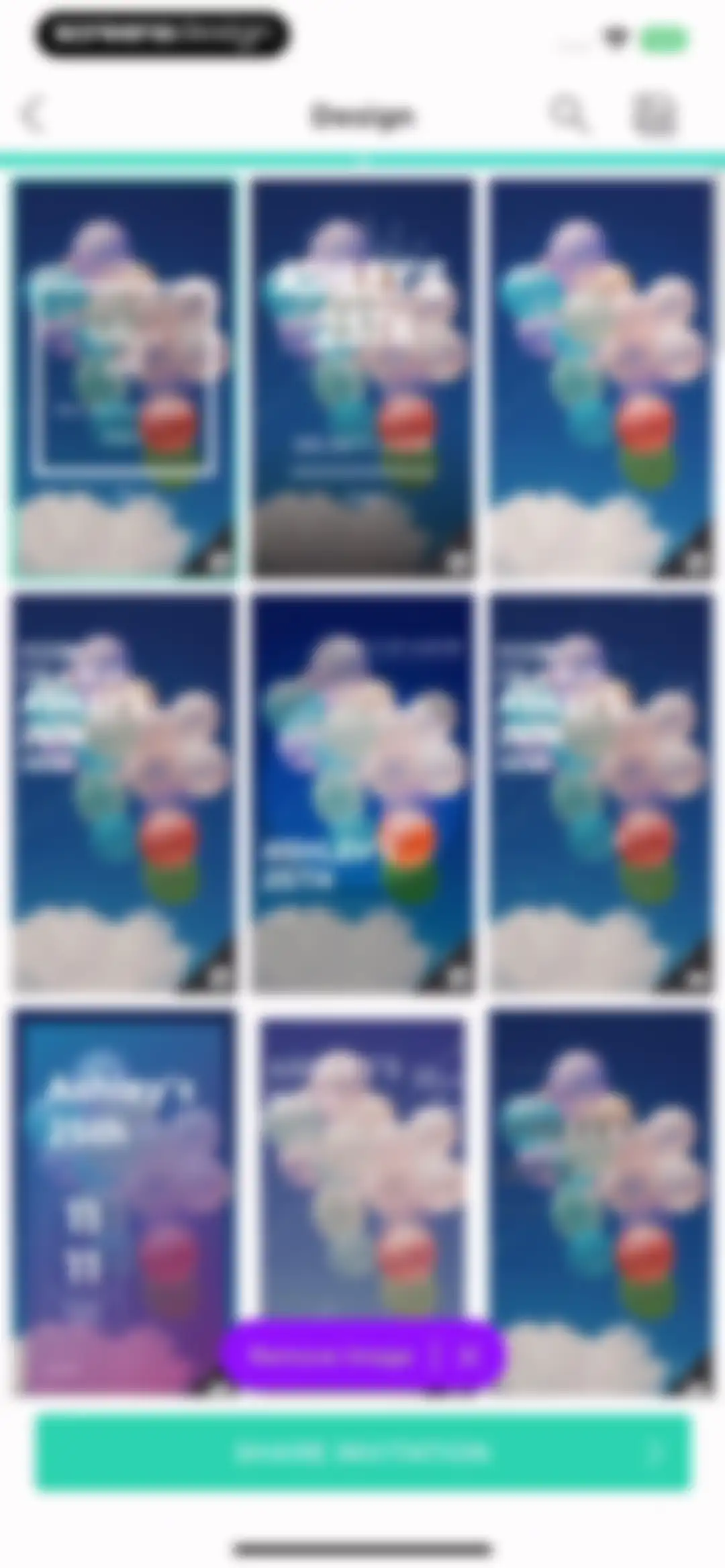 Zazzle Events screen 42