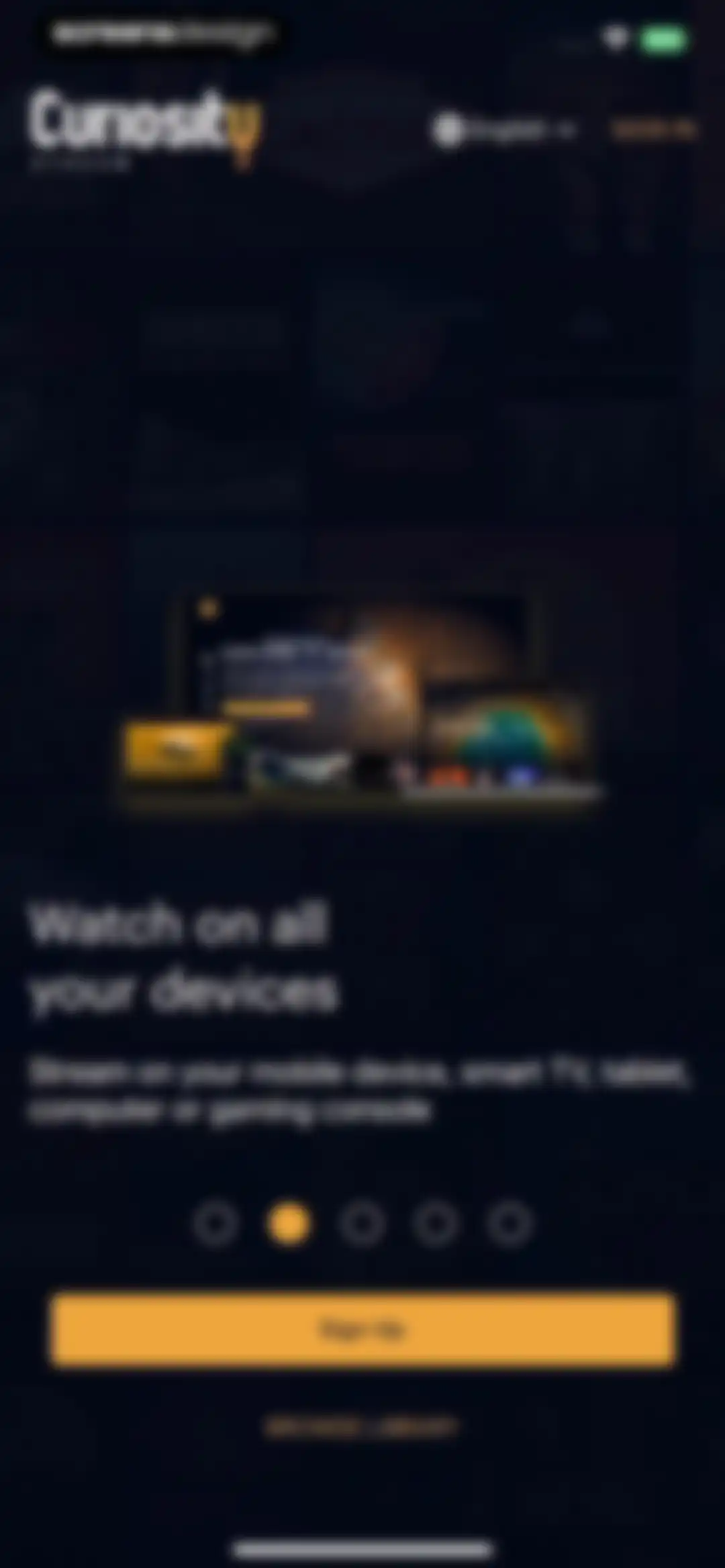 CuriosityStream screen 3