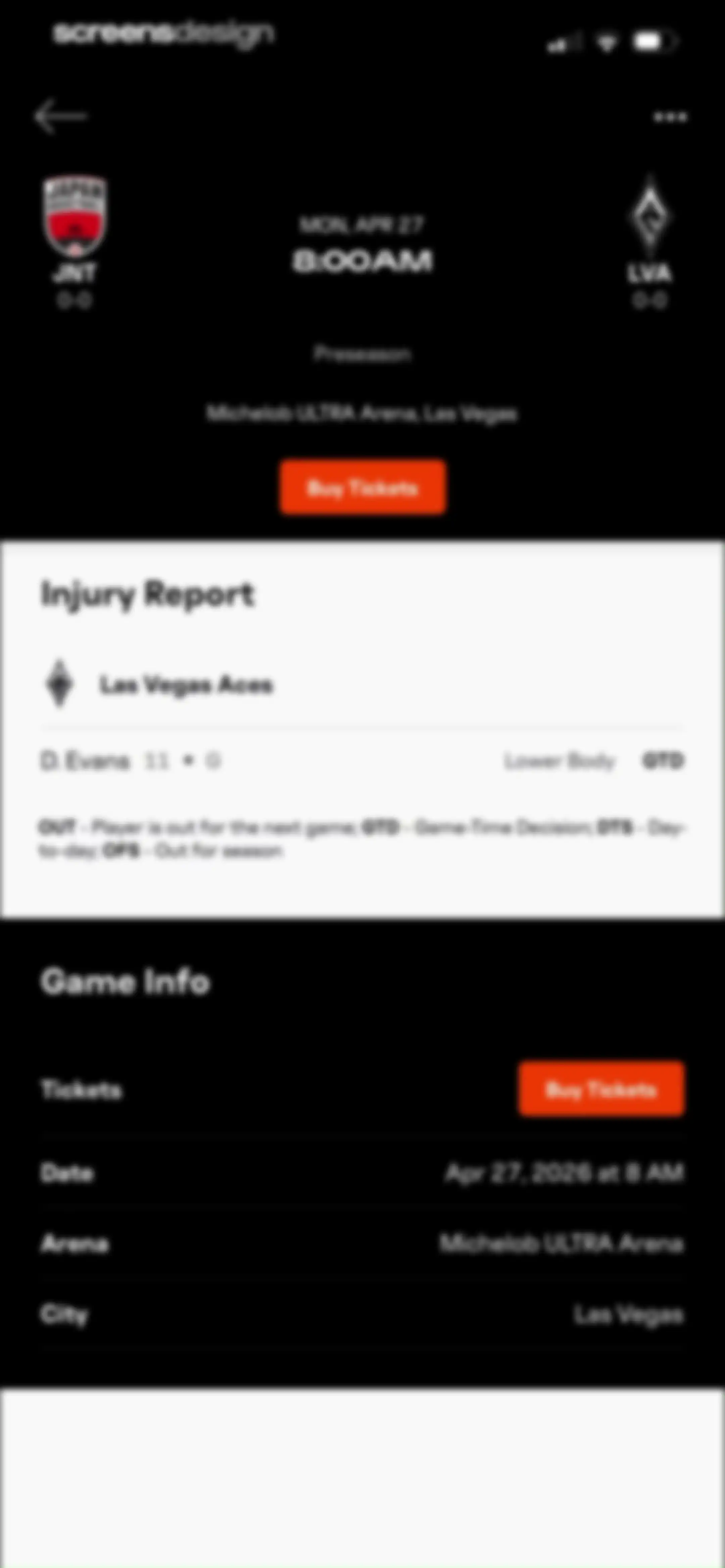 WNBA: Live Games & Scores screen 64