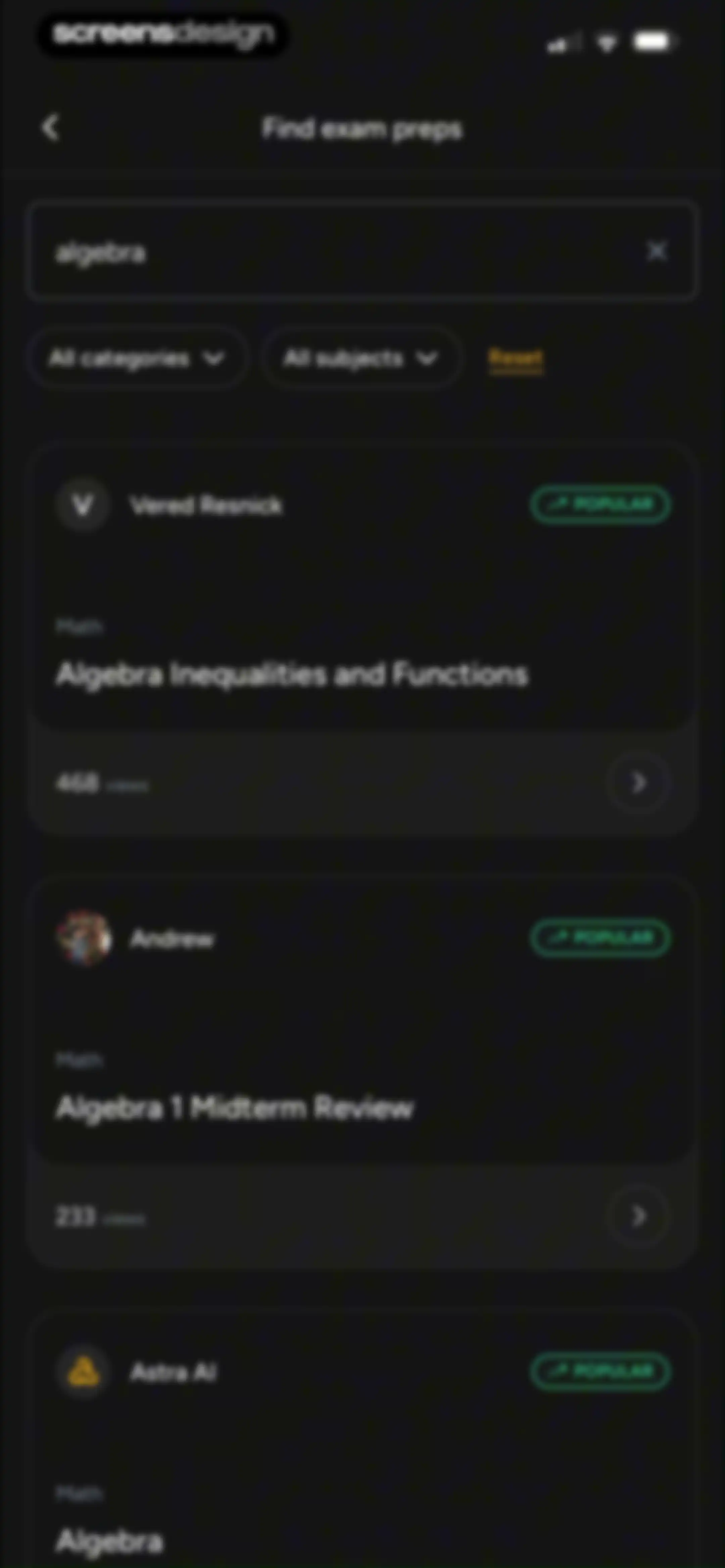 Astra AI: Study & Exam Prep screen 180