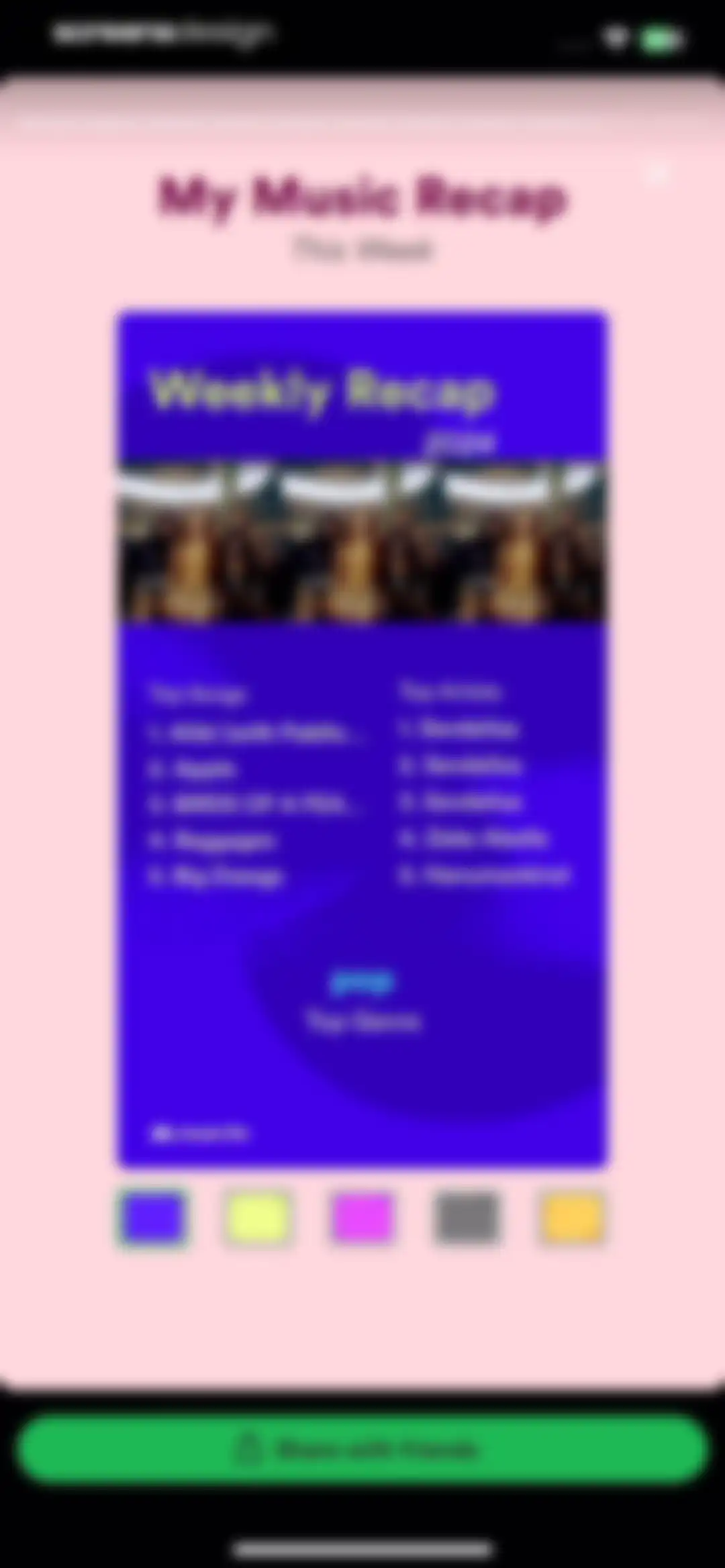 must.fm for Spotify Stats screen 56