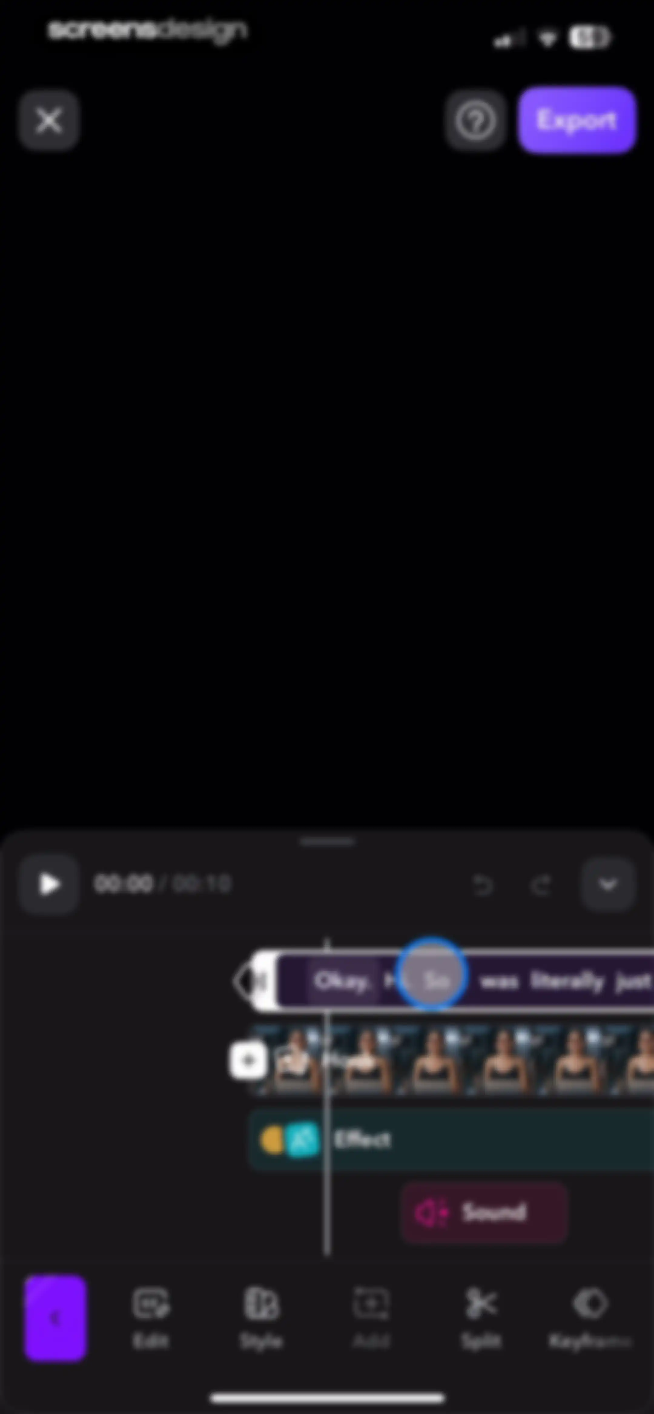 Captions: AI Edits Your Video screen 25