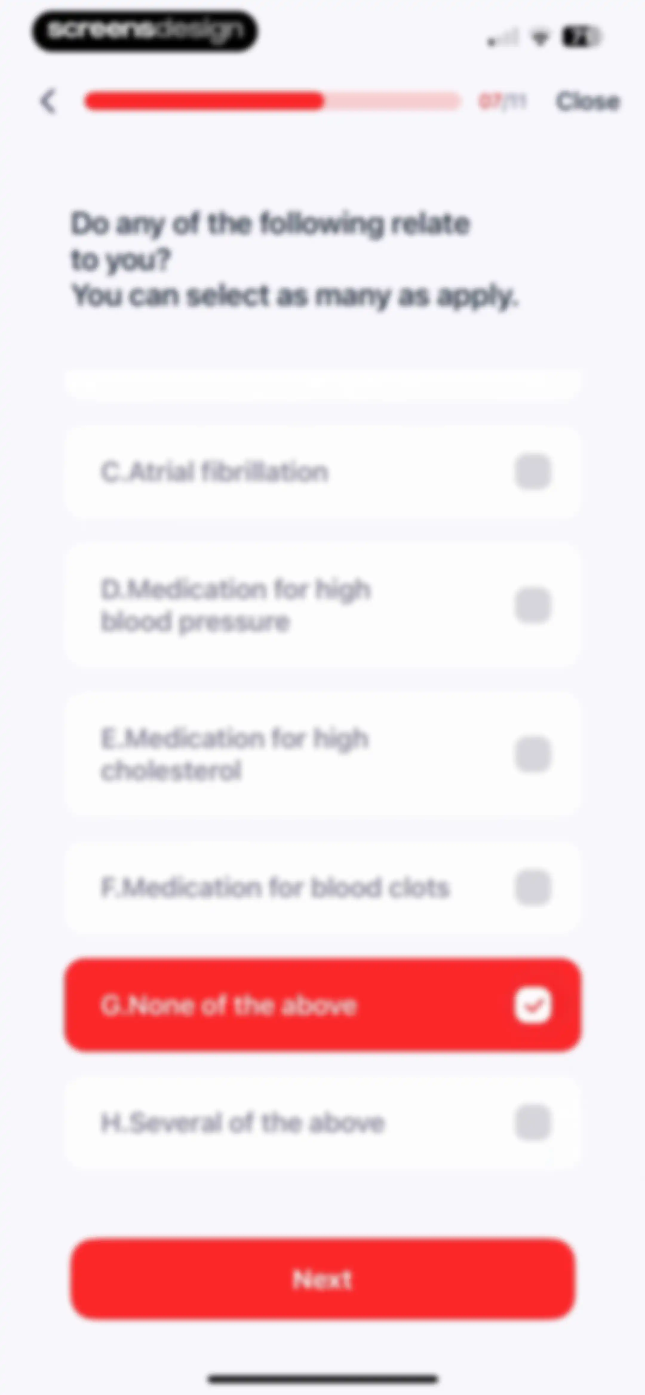 iCardio - Heart Rate Tracker screen 98