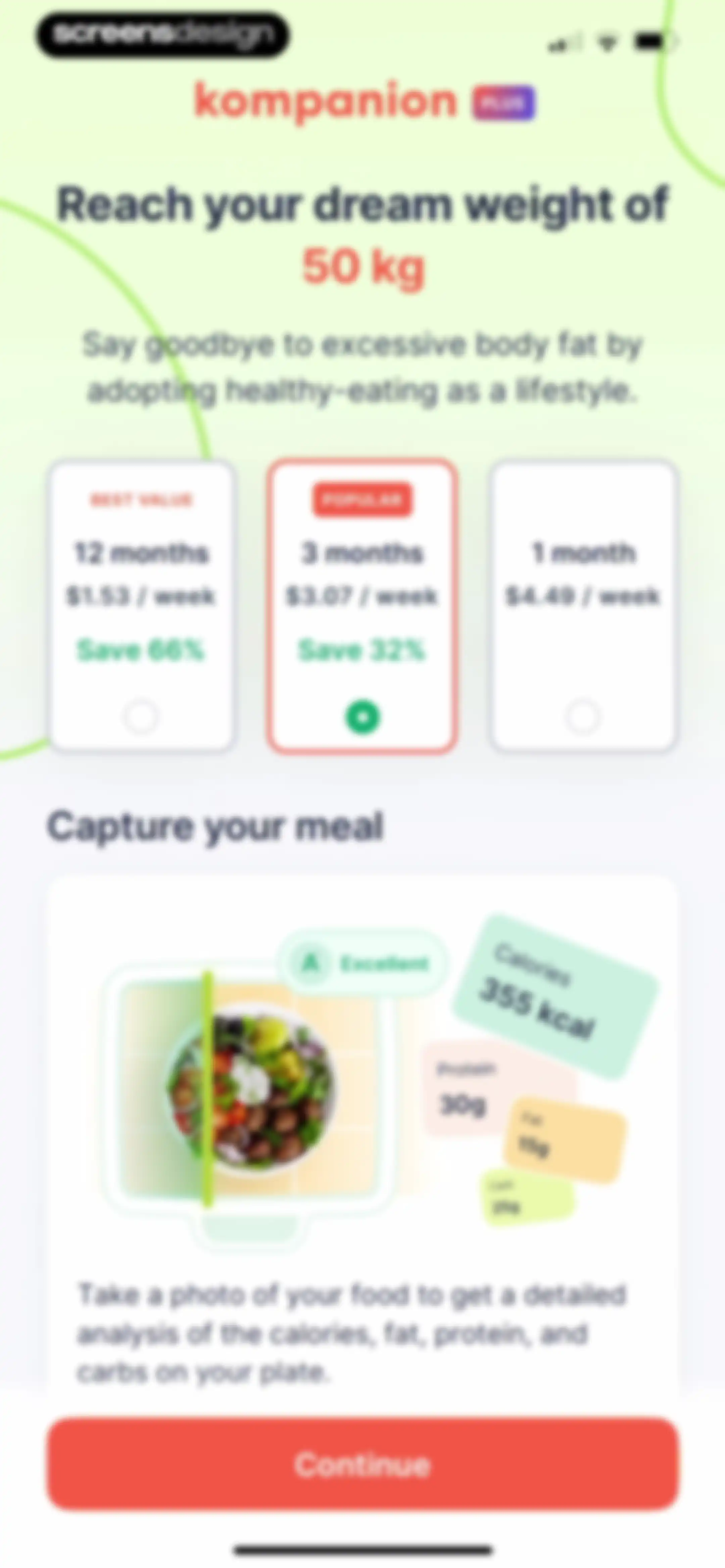 Kompanion: Weight Loss Plan screen 199