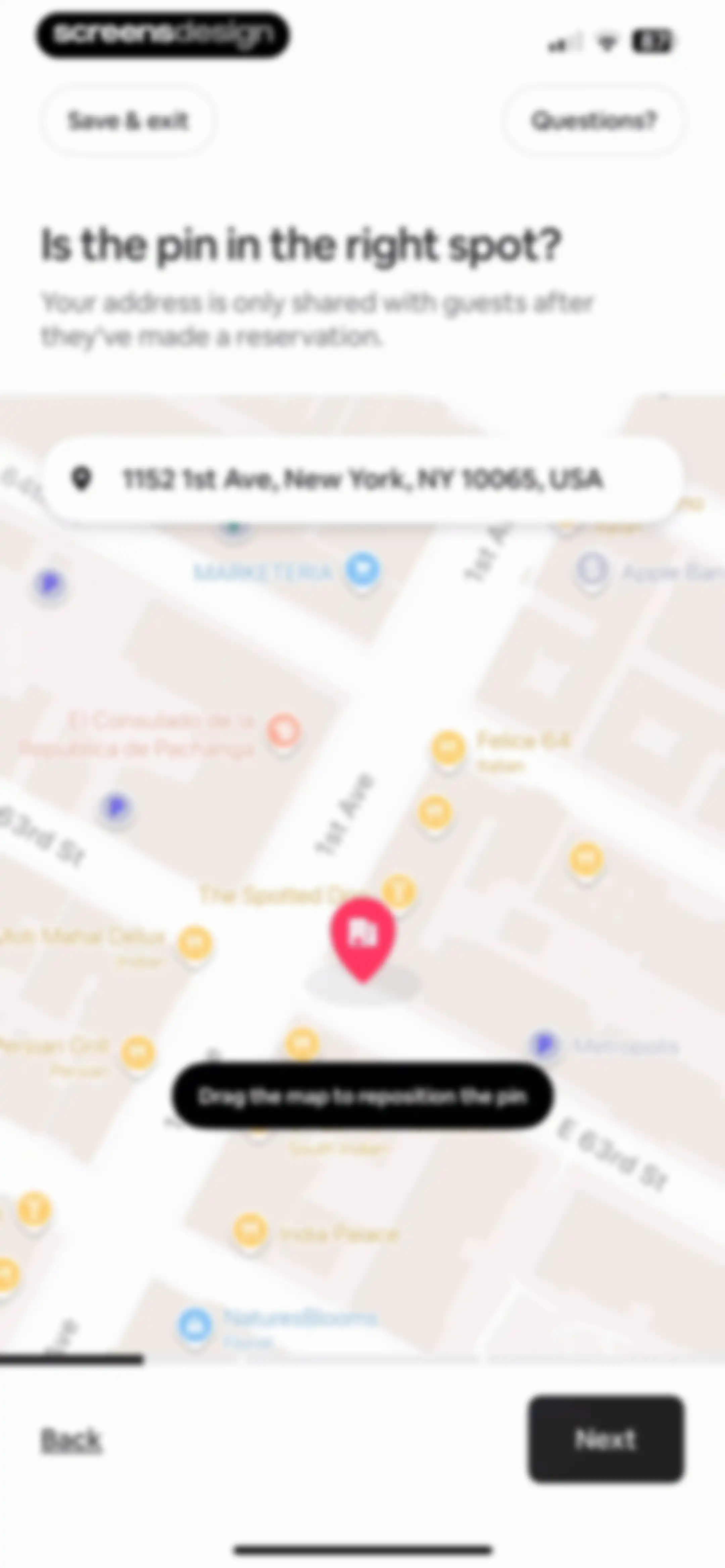 Airbnb screen 130