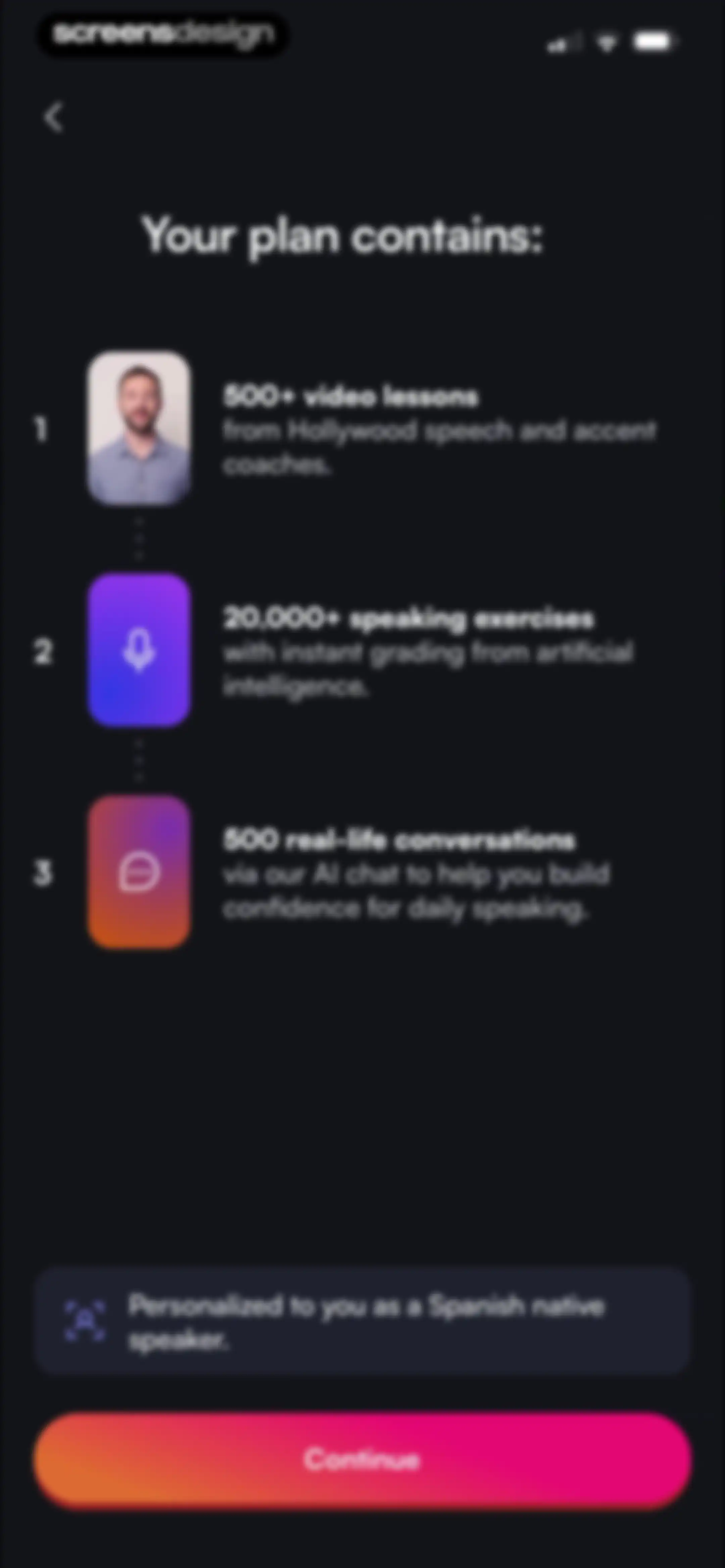 BoldVoice: Accent Training screen 32