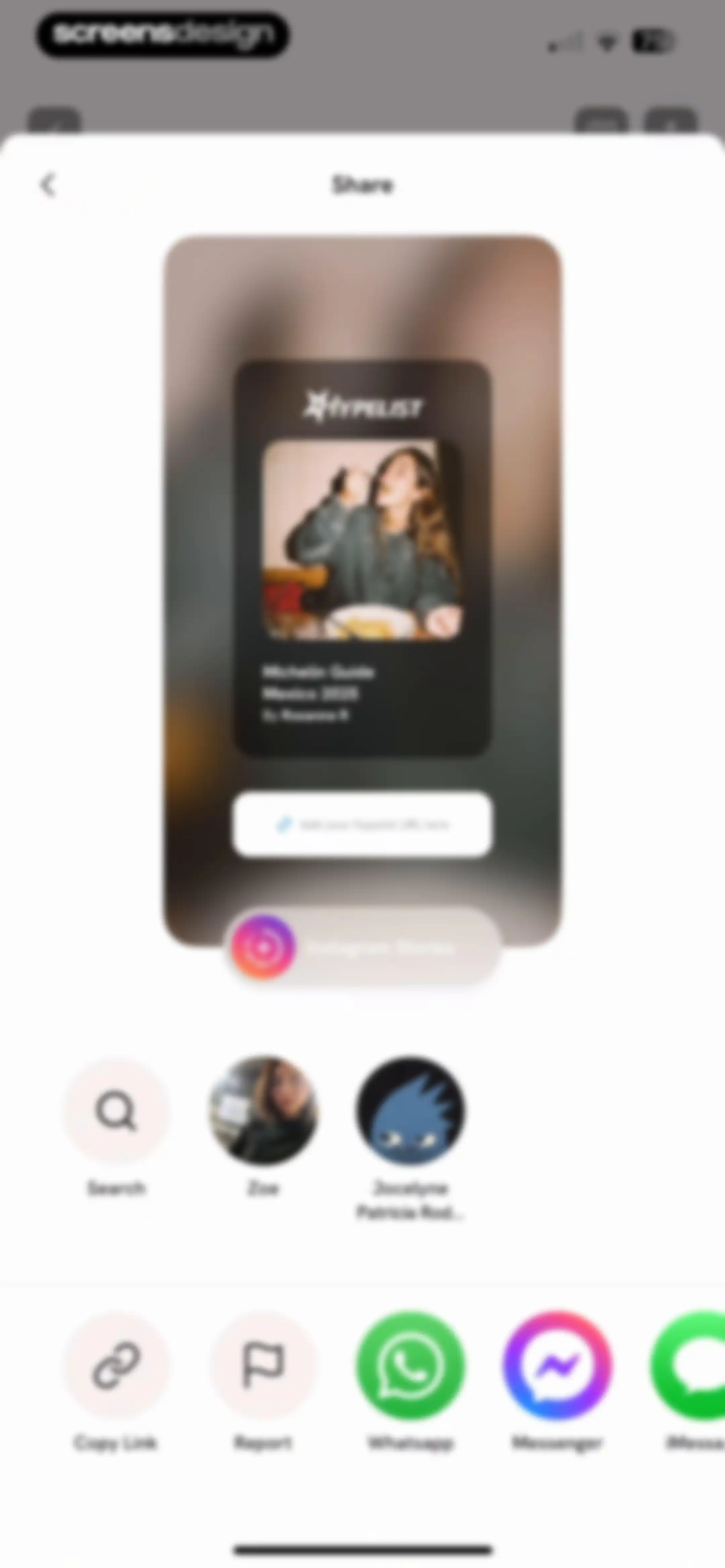 Hypelist: Create & Share Lists screen 66