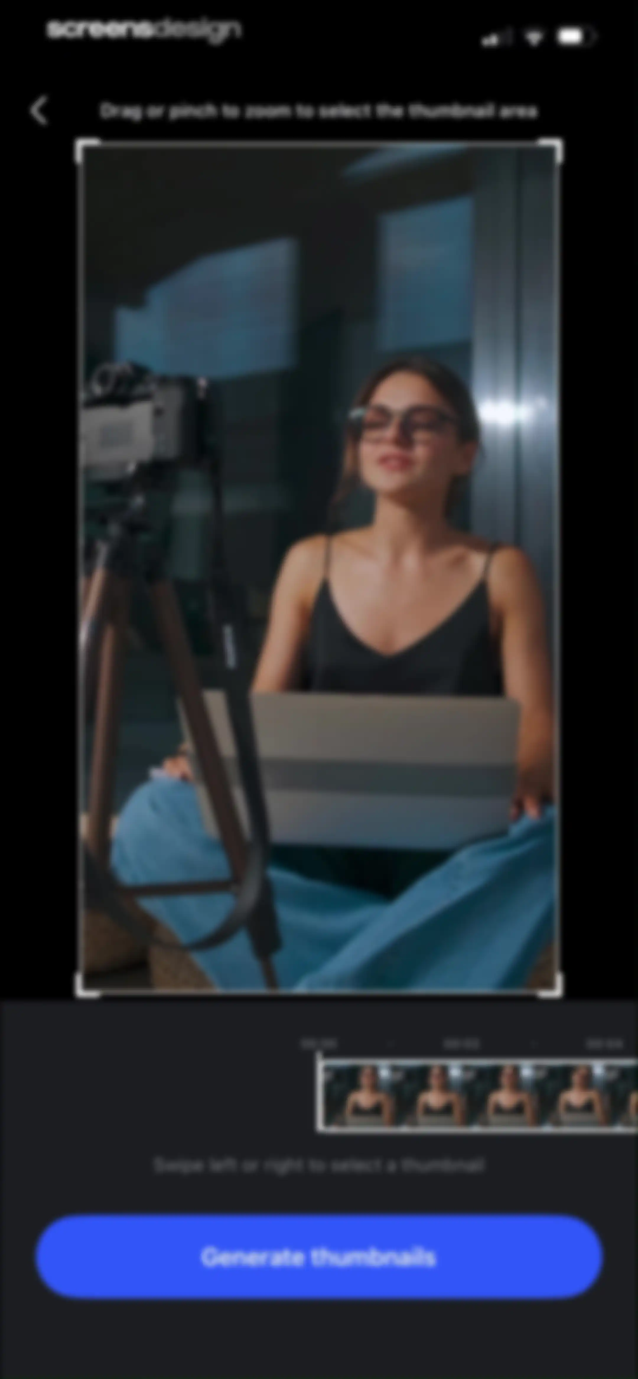 Vmake Labs: create viral video screen 144
