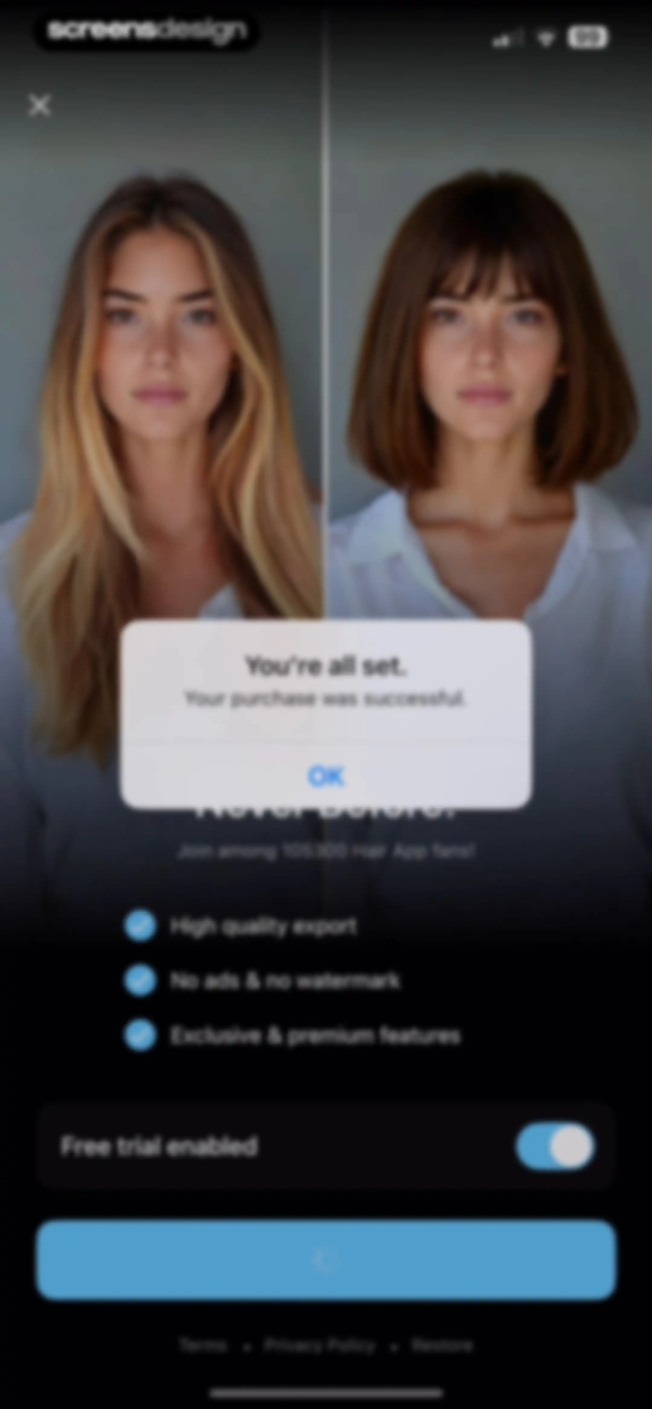 Hair AI: Hairstyle Filter, Cut screen 11