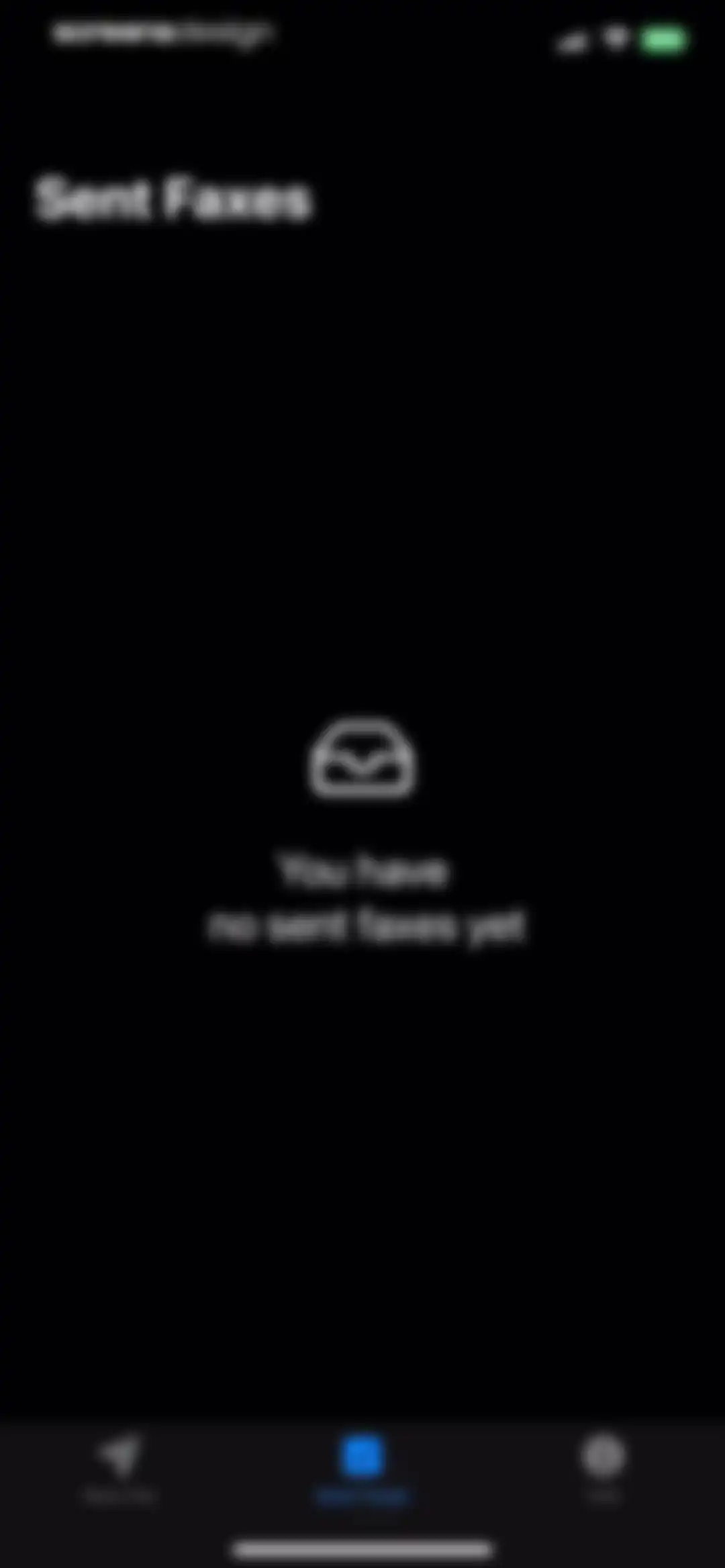 FAX from iPhone - Send Doc screen 32