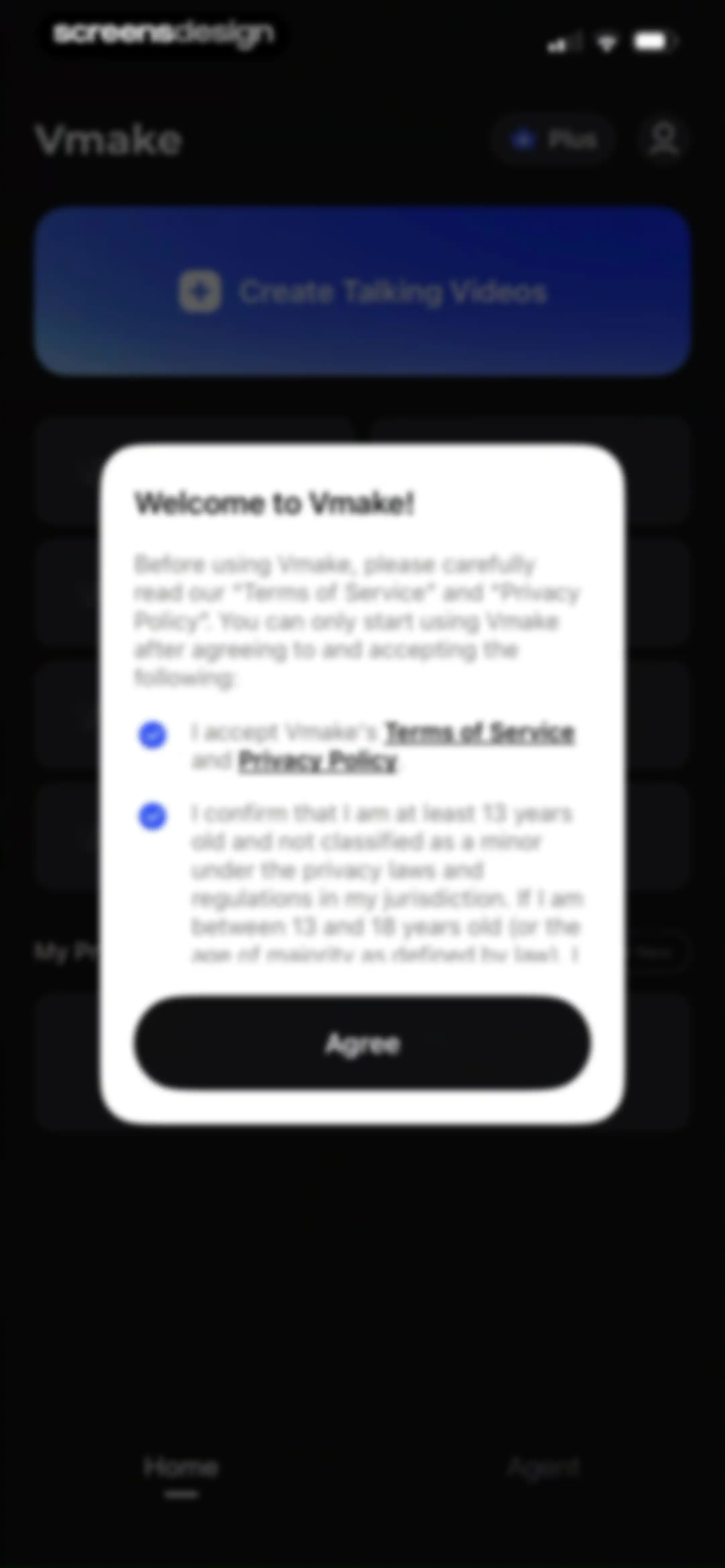 Vmake Labs: create viral video screen 5