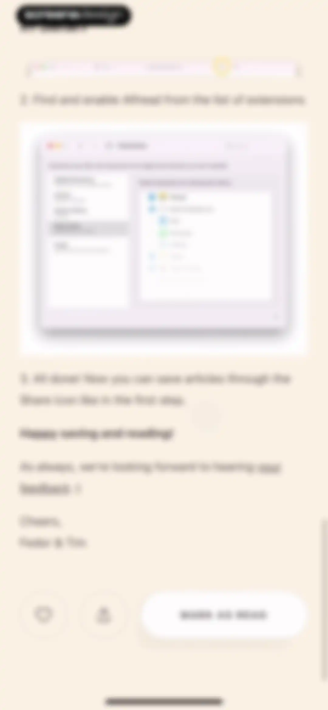 Alfread: grow reading habit screen 29