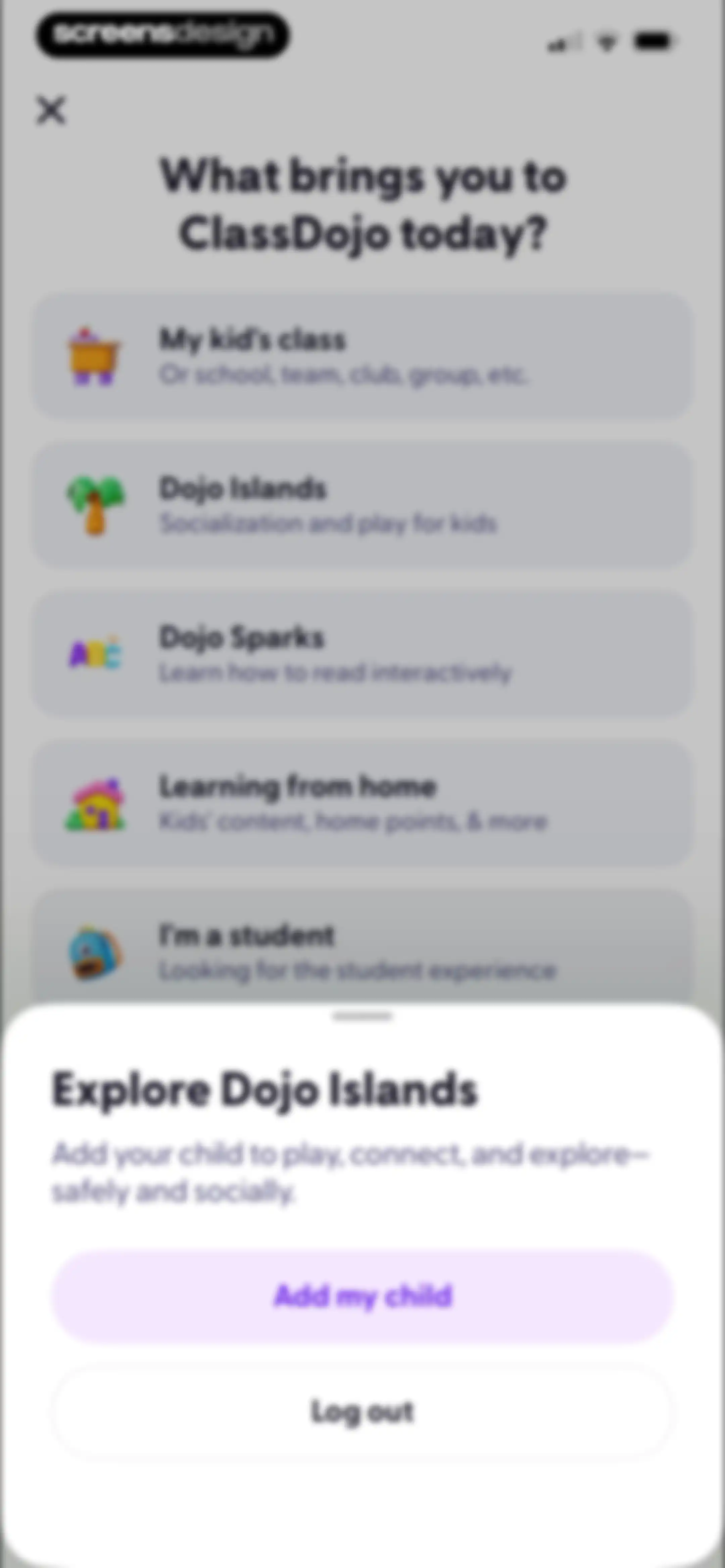 ClassDojo screen 13