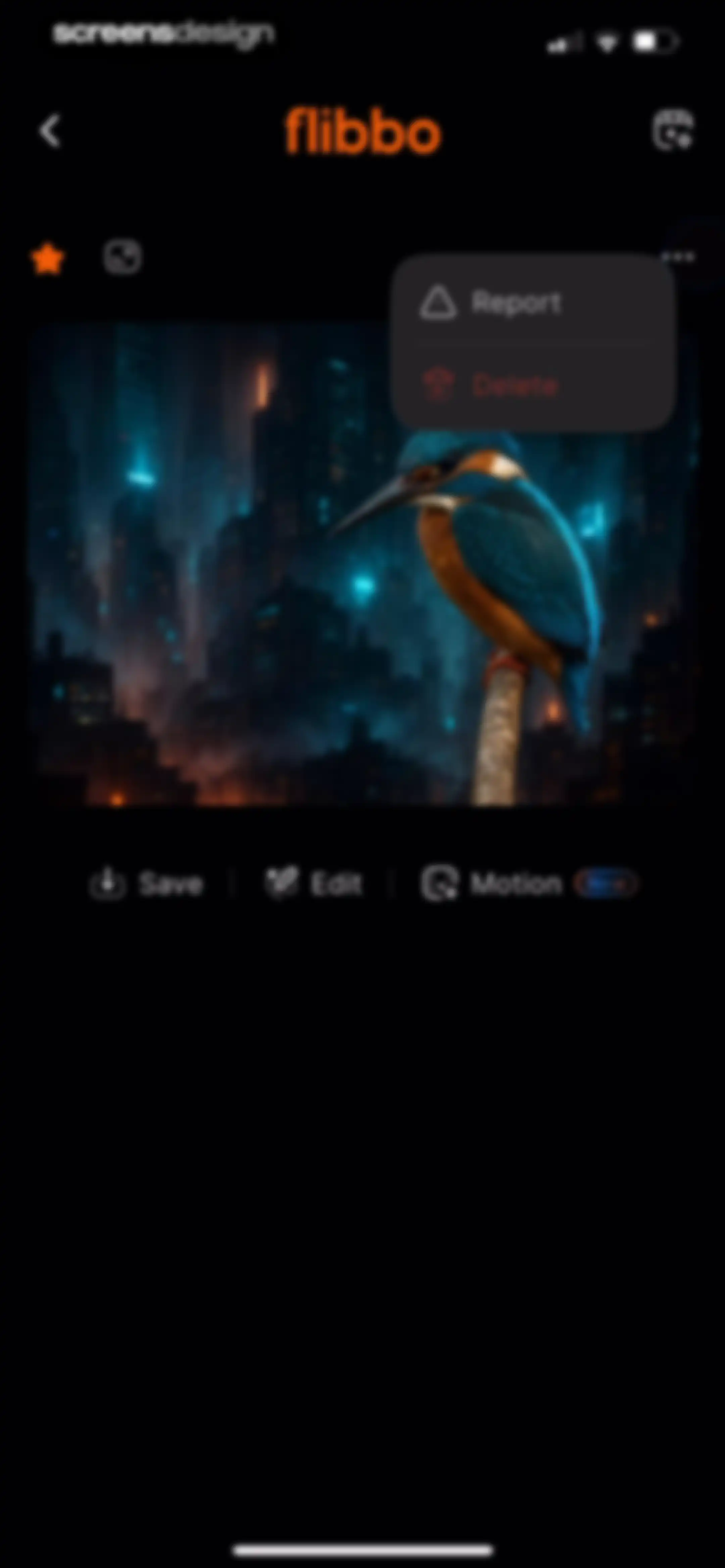 Flibbo - AI Video Image Music screen 131