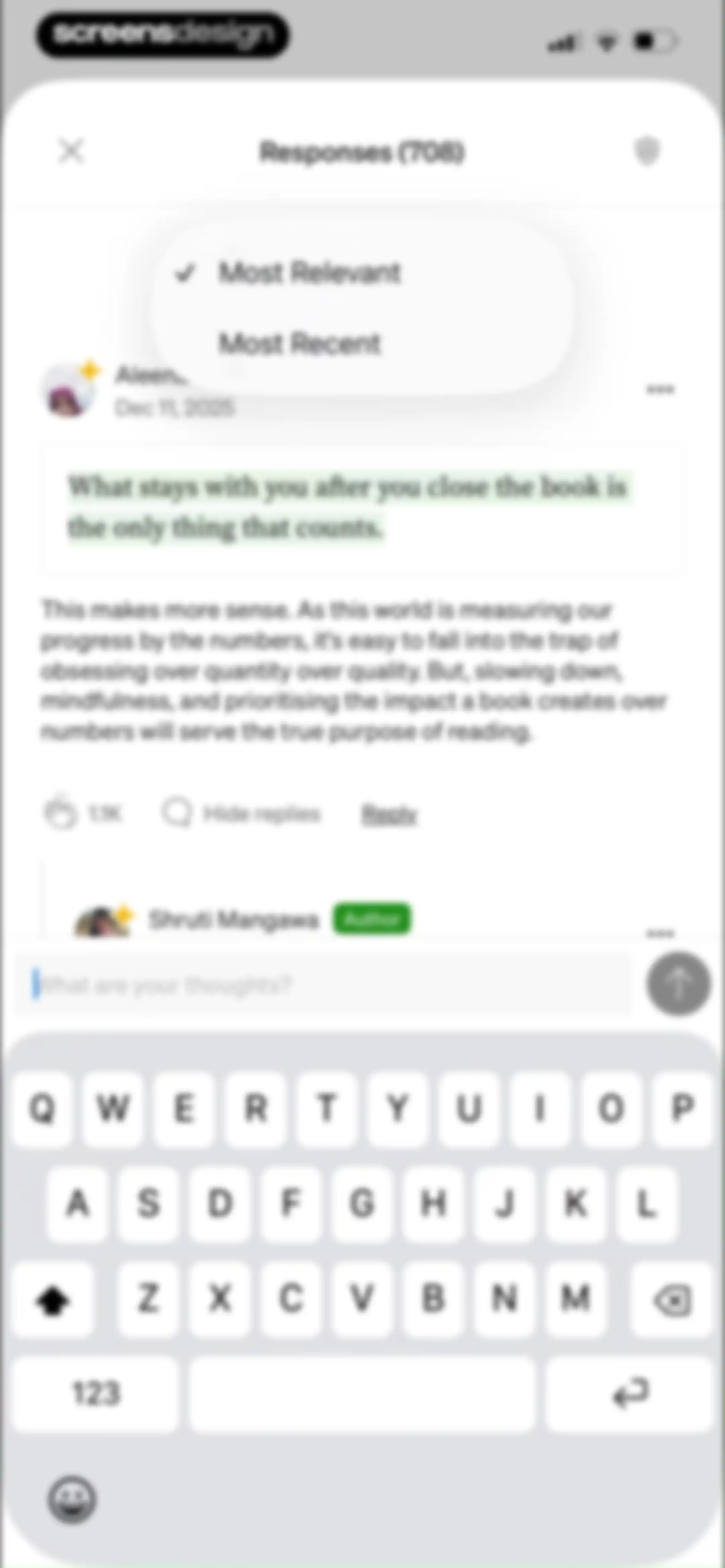 Medium: Read & Write Stories screen 21