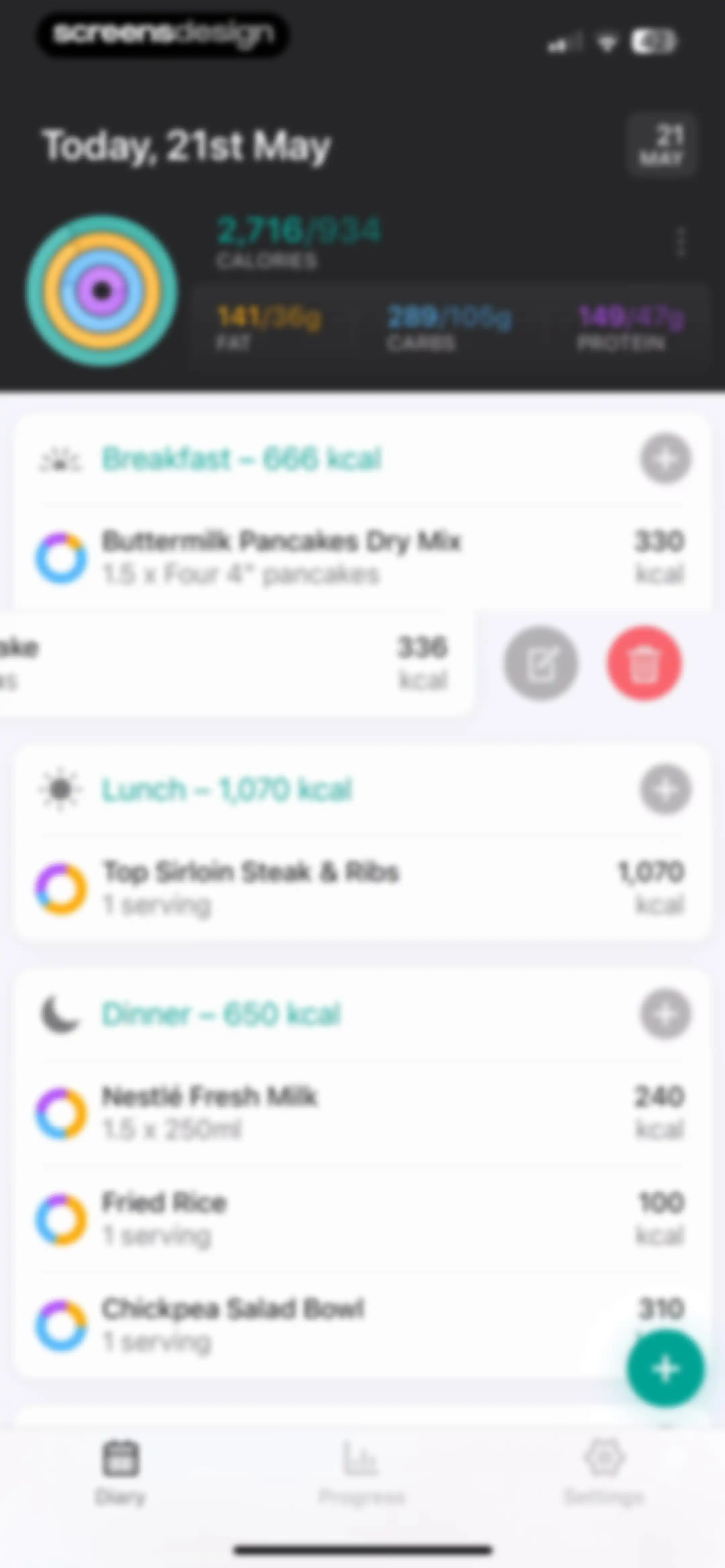Diet & Food Tracker: EatWell screen 76