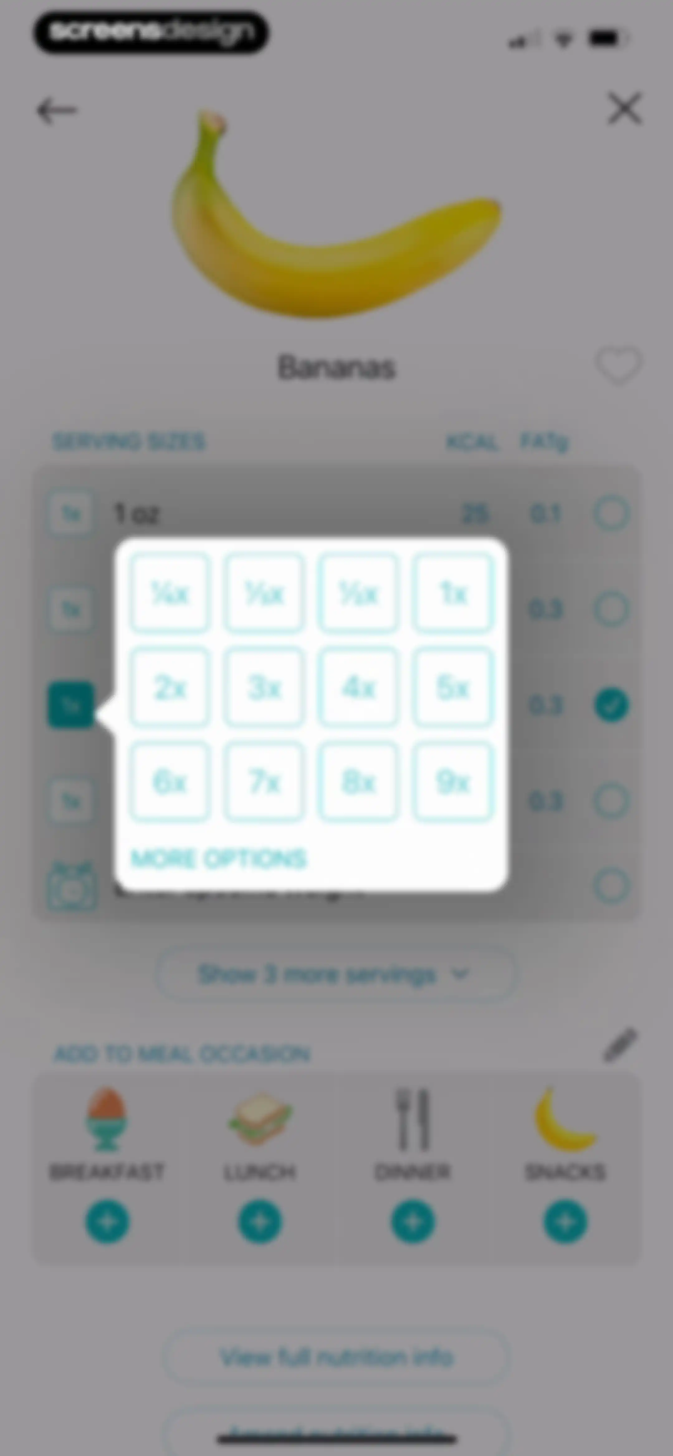 Calorie Counter + screen 27