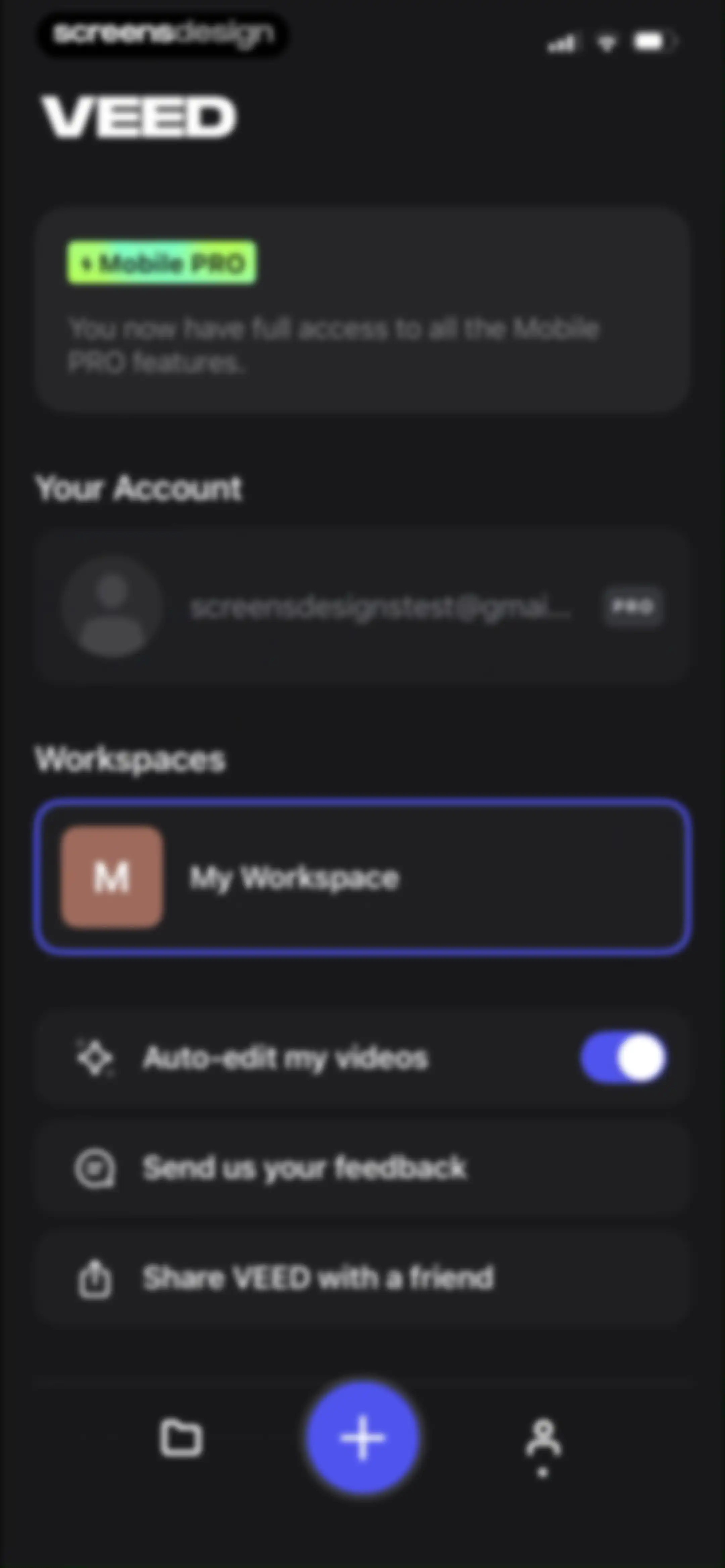 VEED Shorts: AI videos screen 86