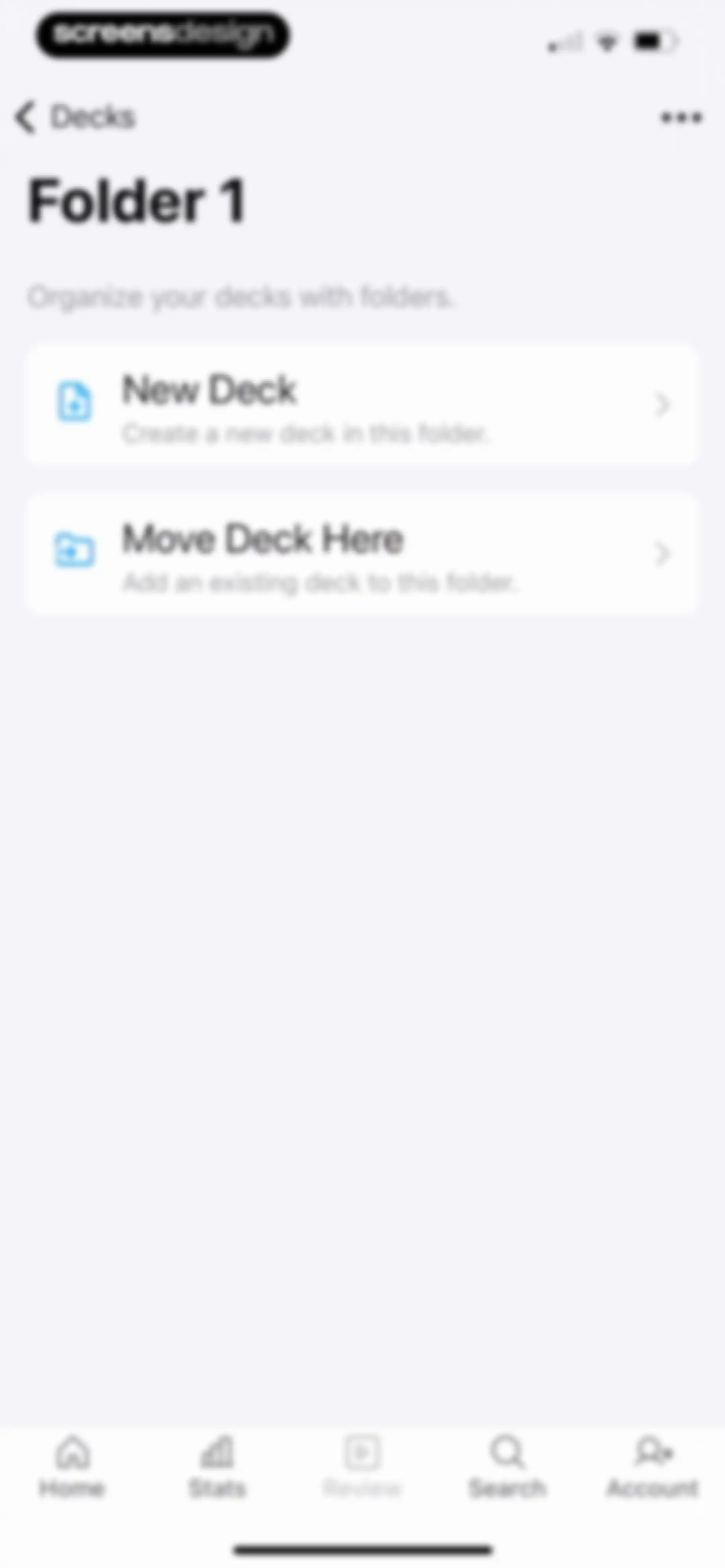 AlgoApp - Flashcards screen 62