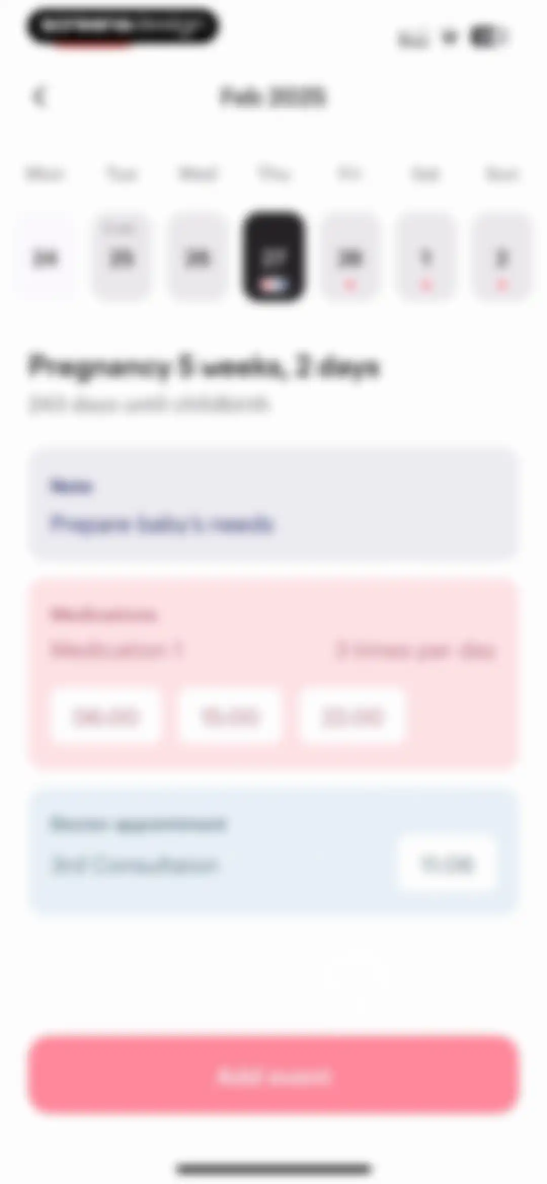 amma: Pregnancy & Baby Tracker screen 114