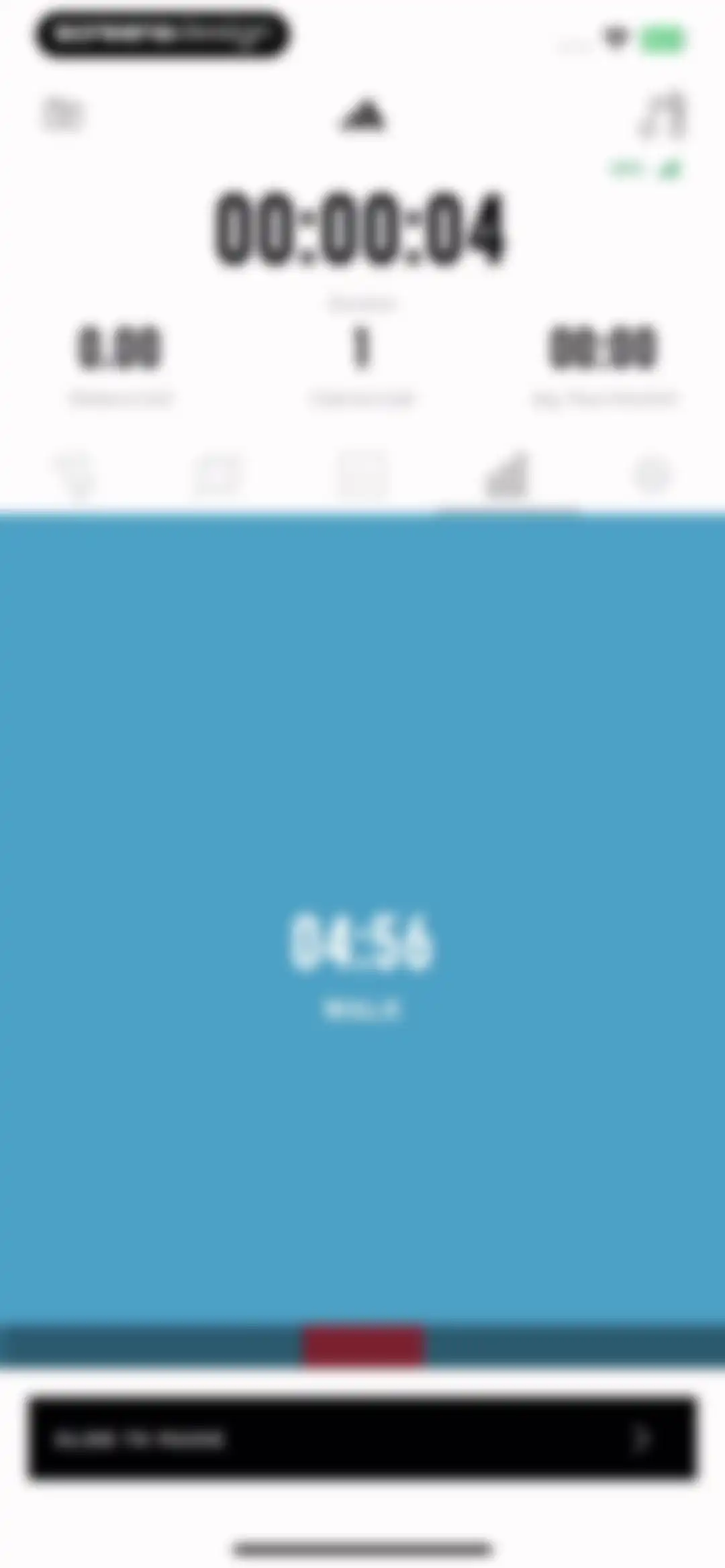 adidas Running: Run tracker screen 84