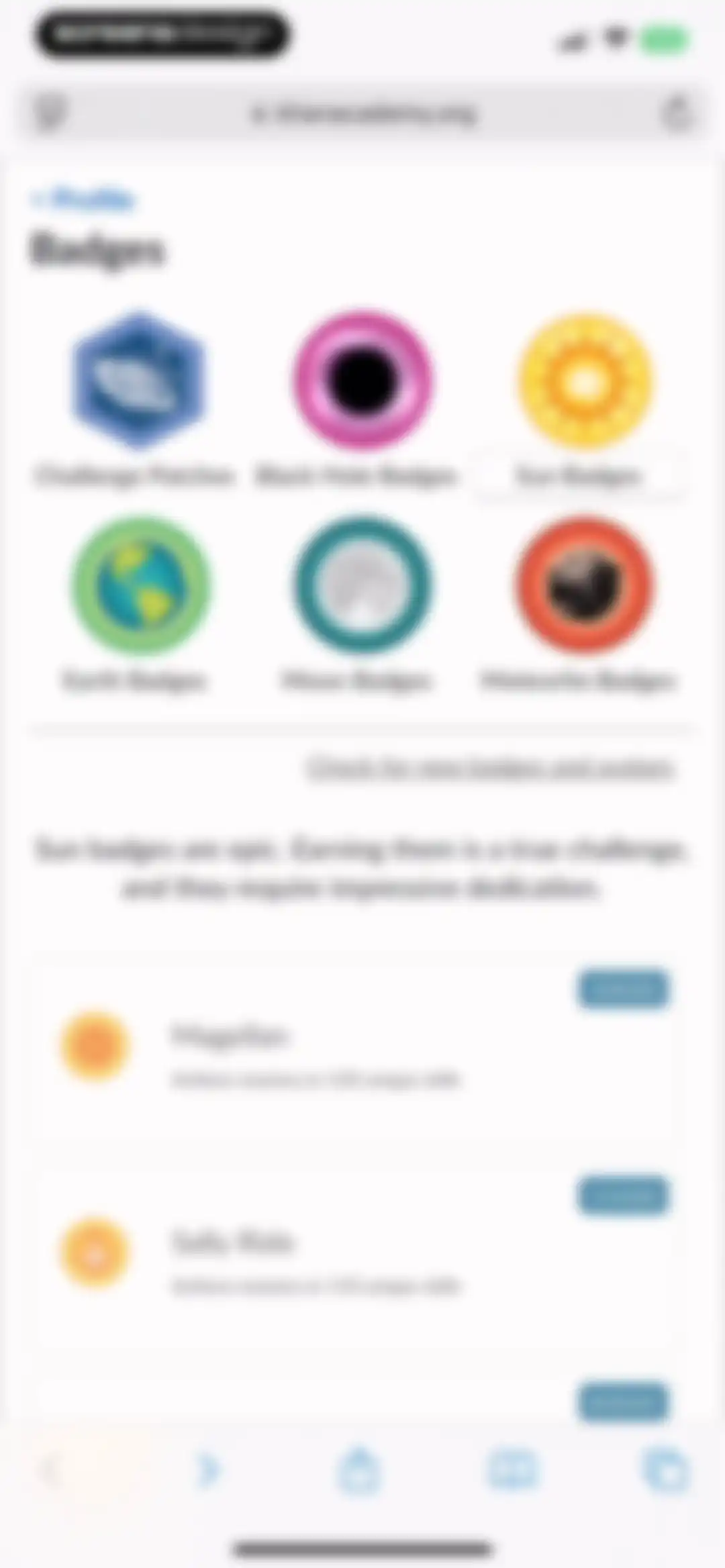 Khan Academy screen 91