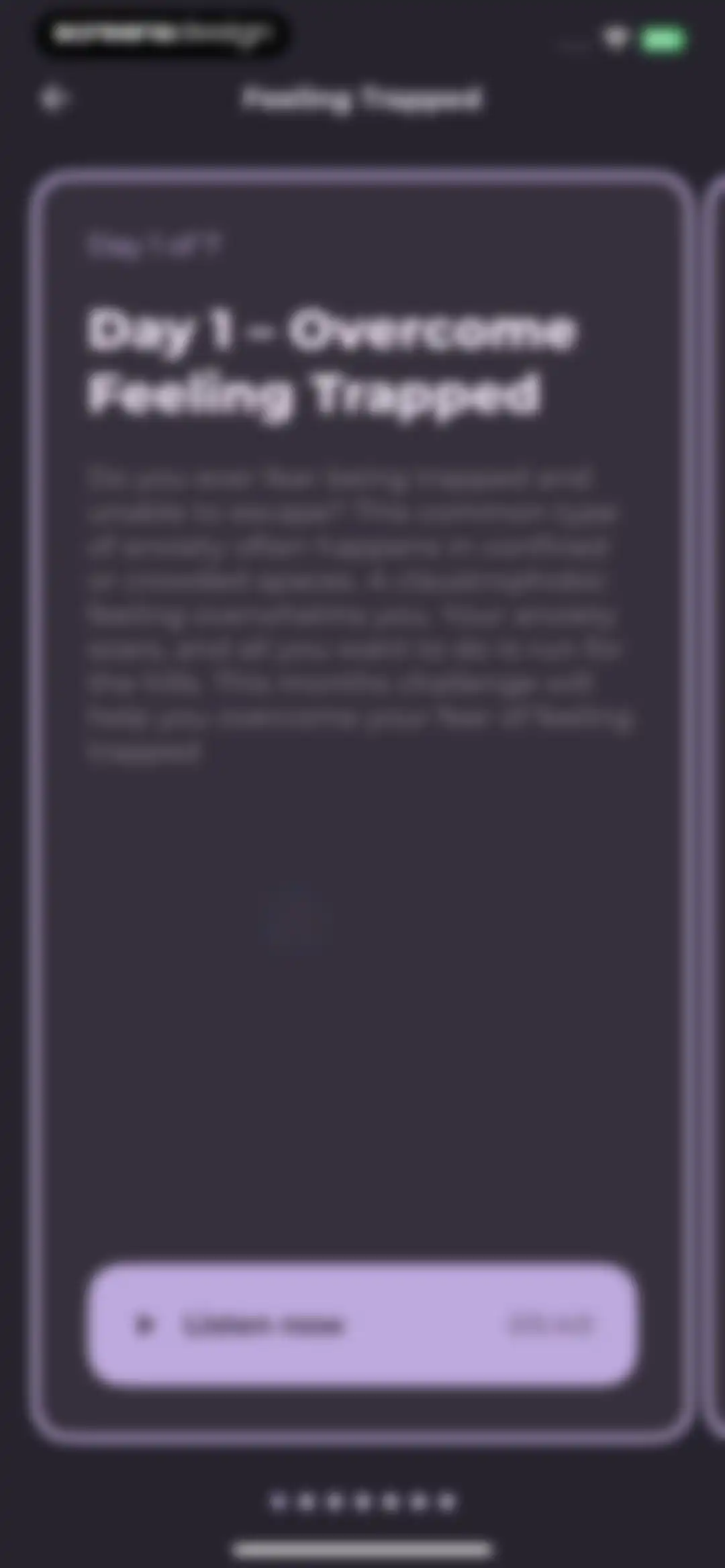 Dare: Panic & Anxiety Relief screen 53