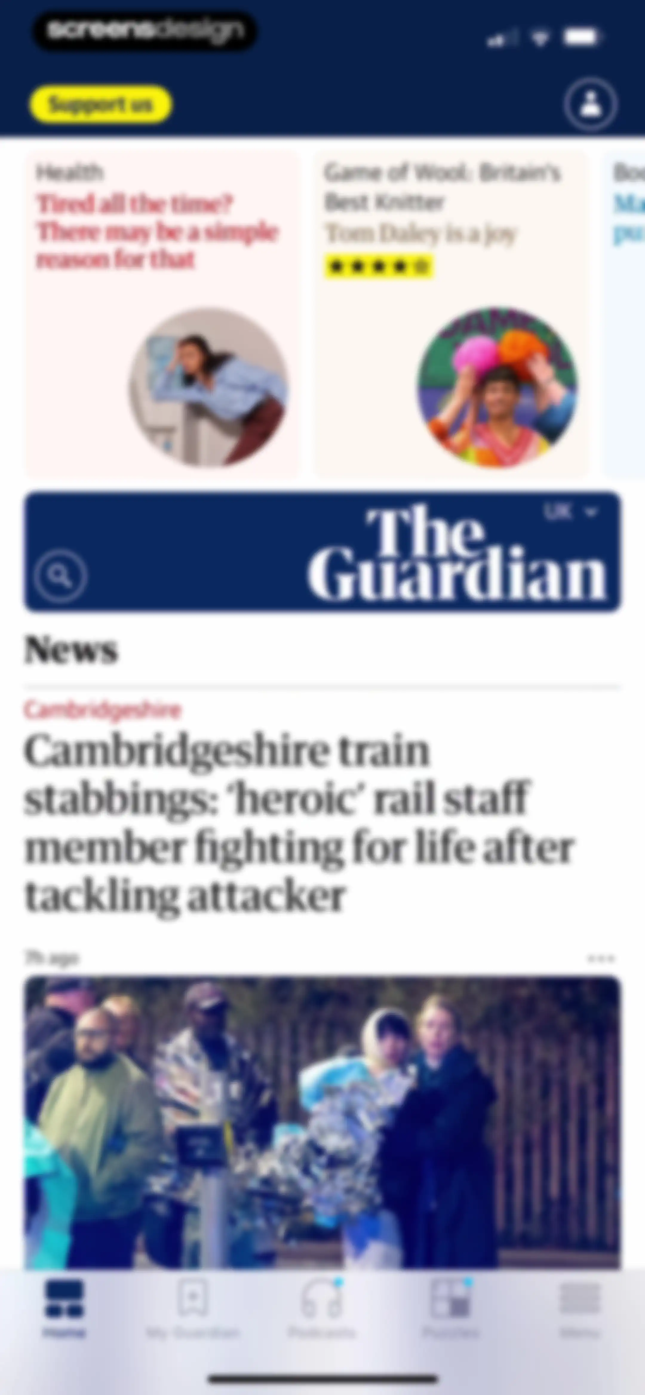 The Guardian - US & World News screen 33