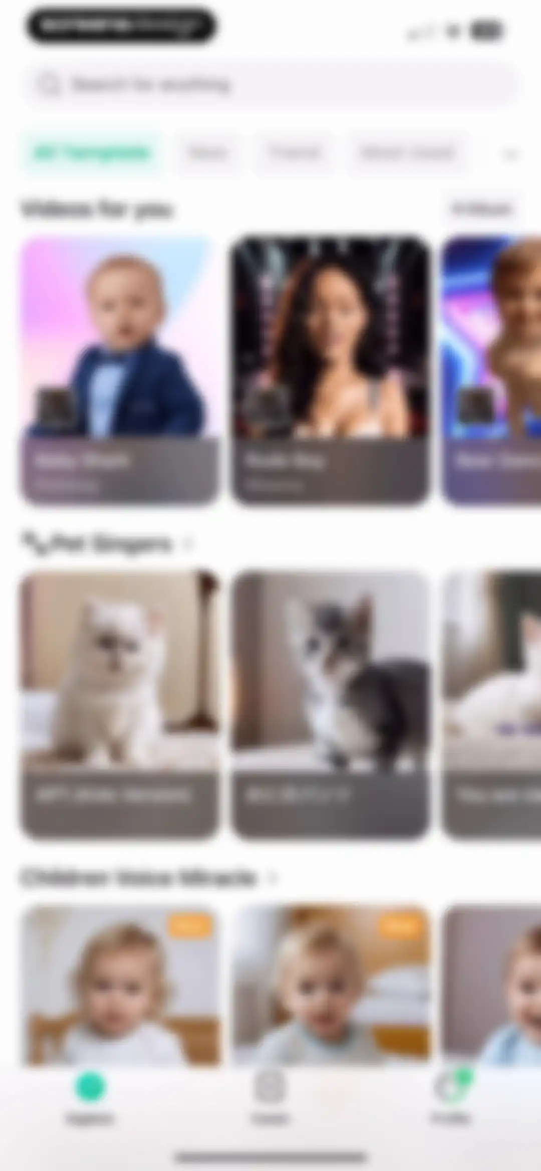 DreamFace: AI Video Generator screen 66