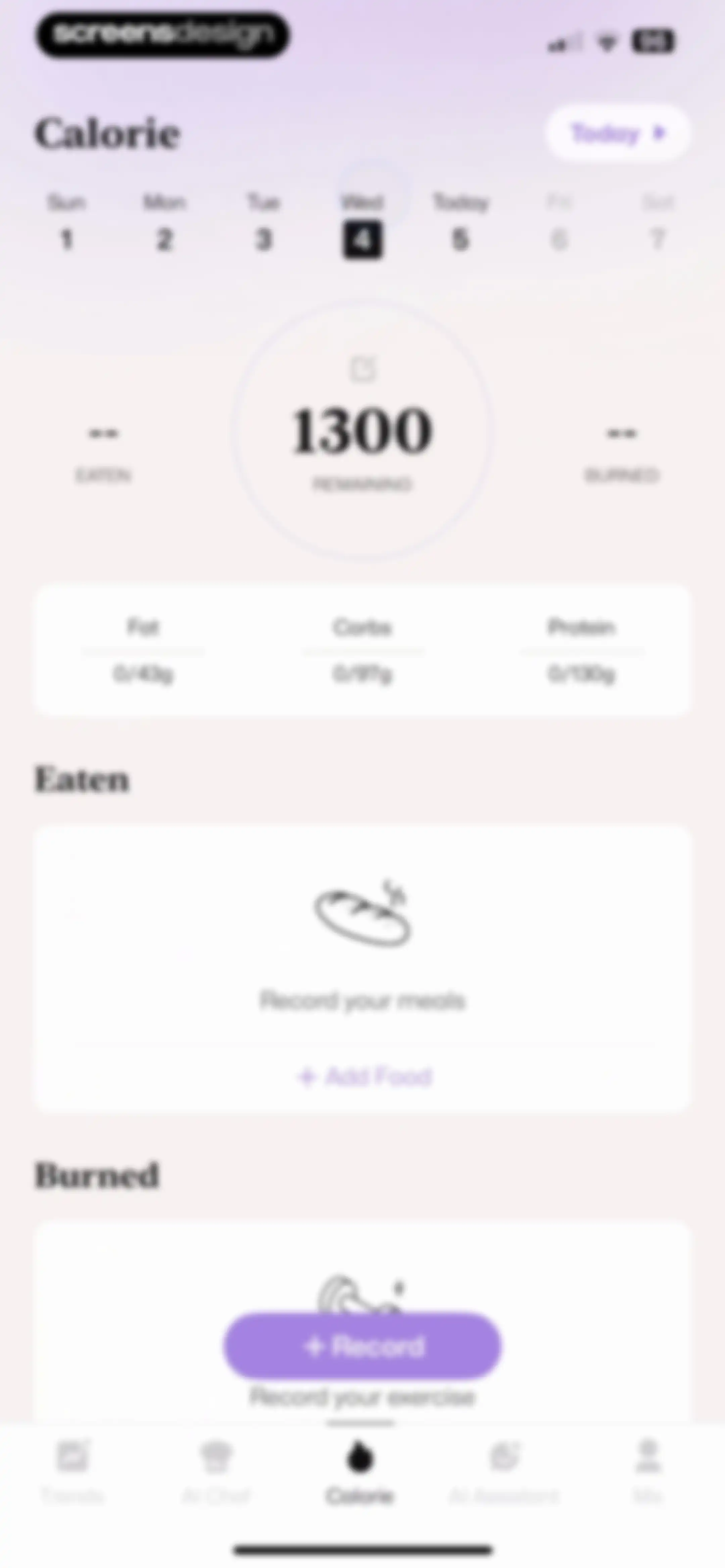 Well AI: Improve Well-being screen 115