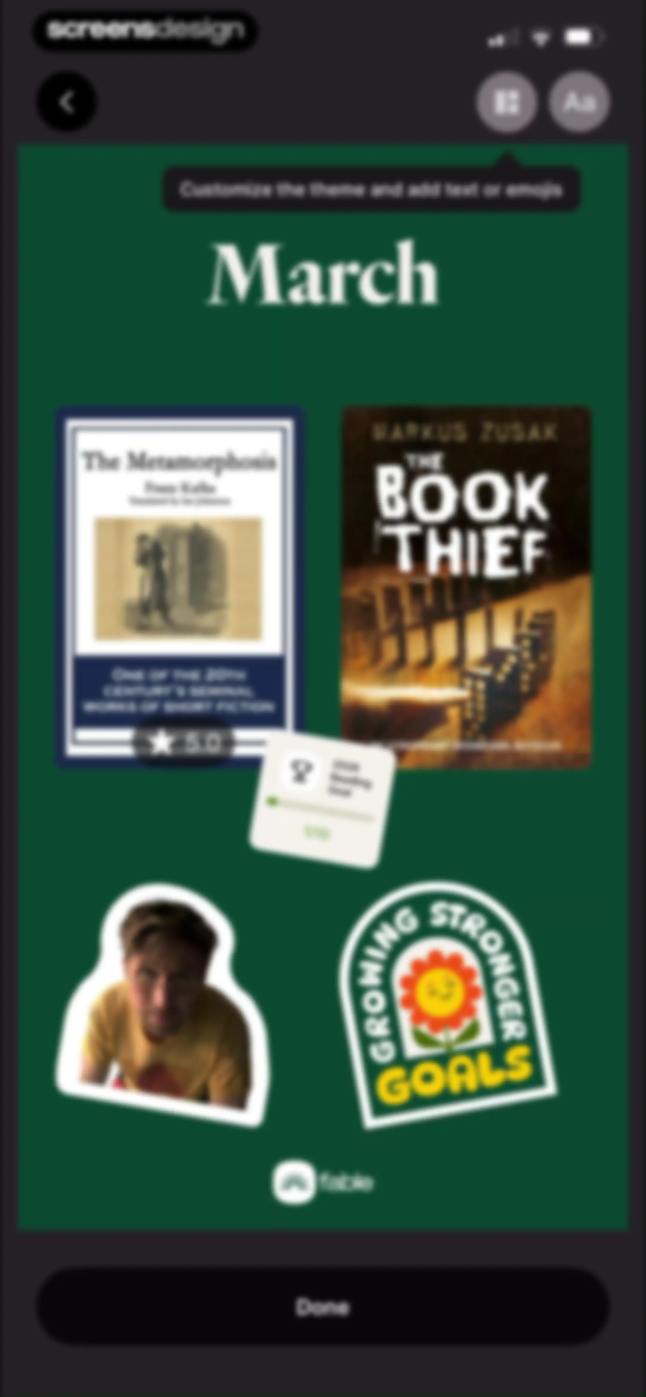 Fable: Track & Discuss Books screen 212
