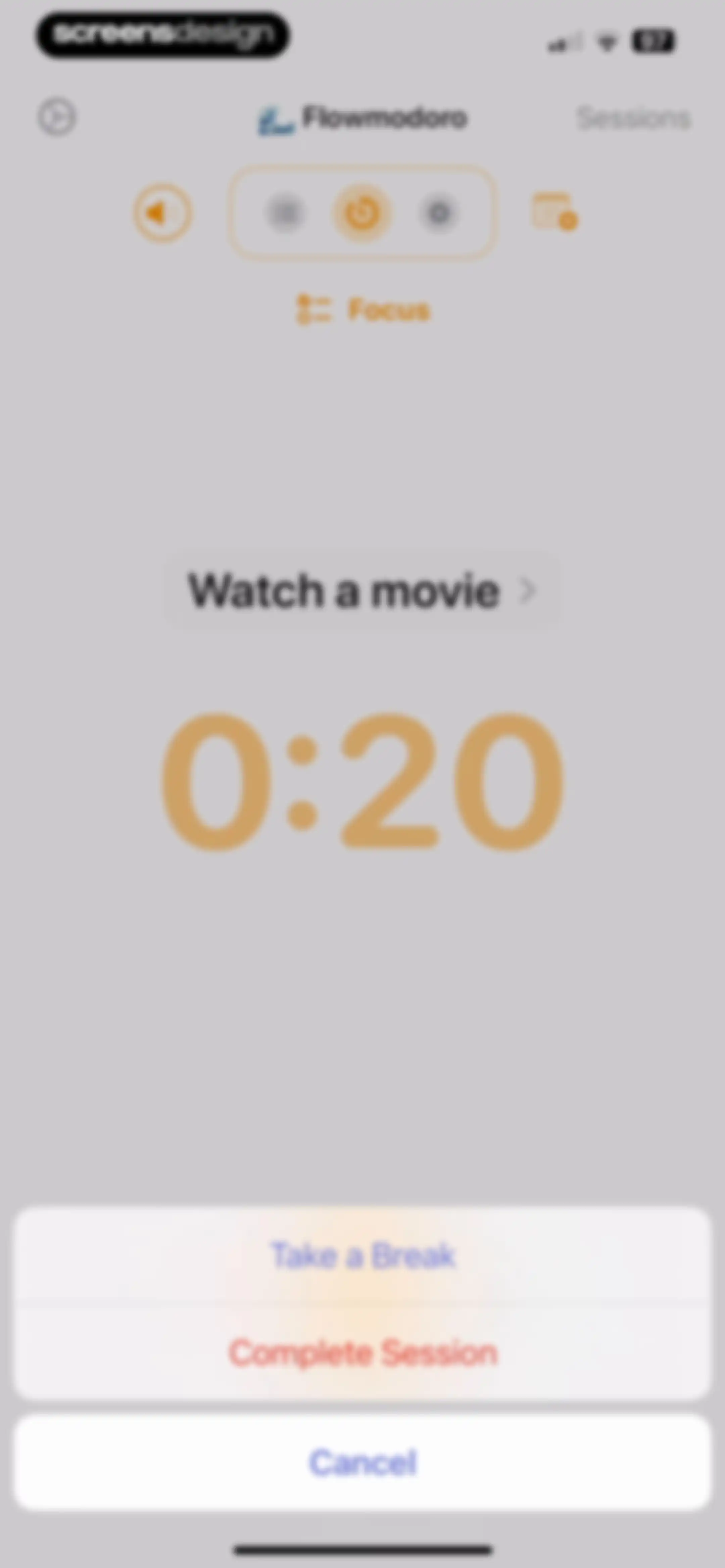 Focused Work - Pomodoro Timer screen 102