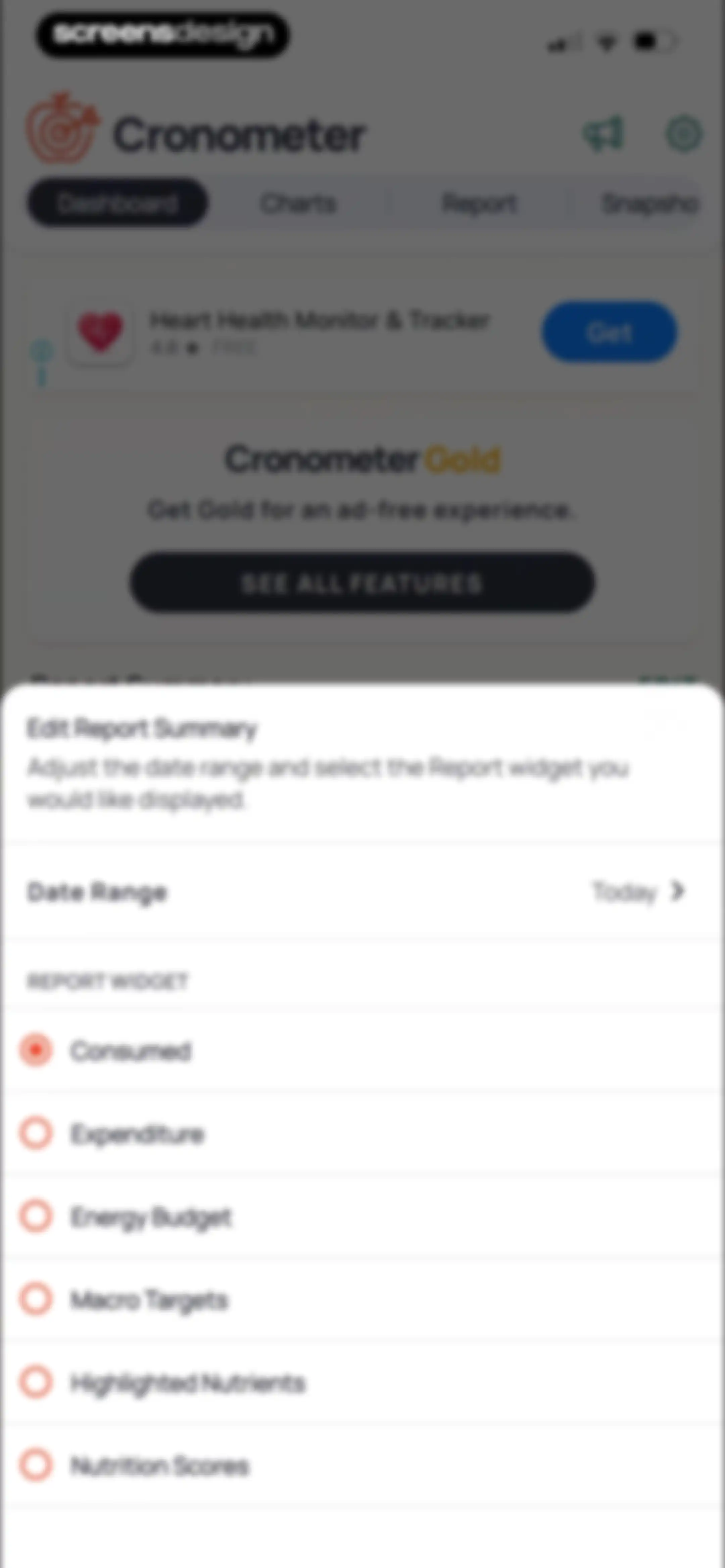 Cronometer: Calorie Counter screen 69