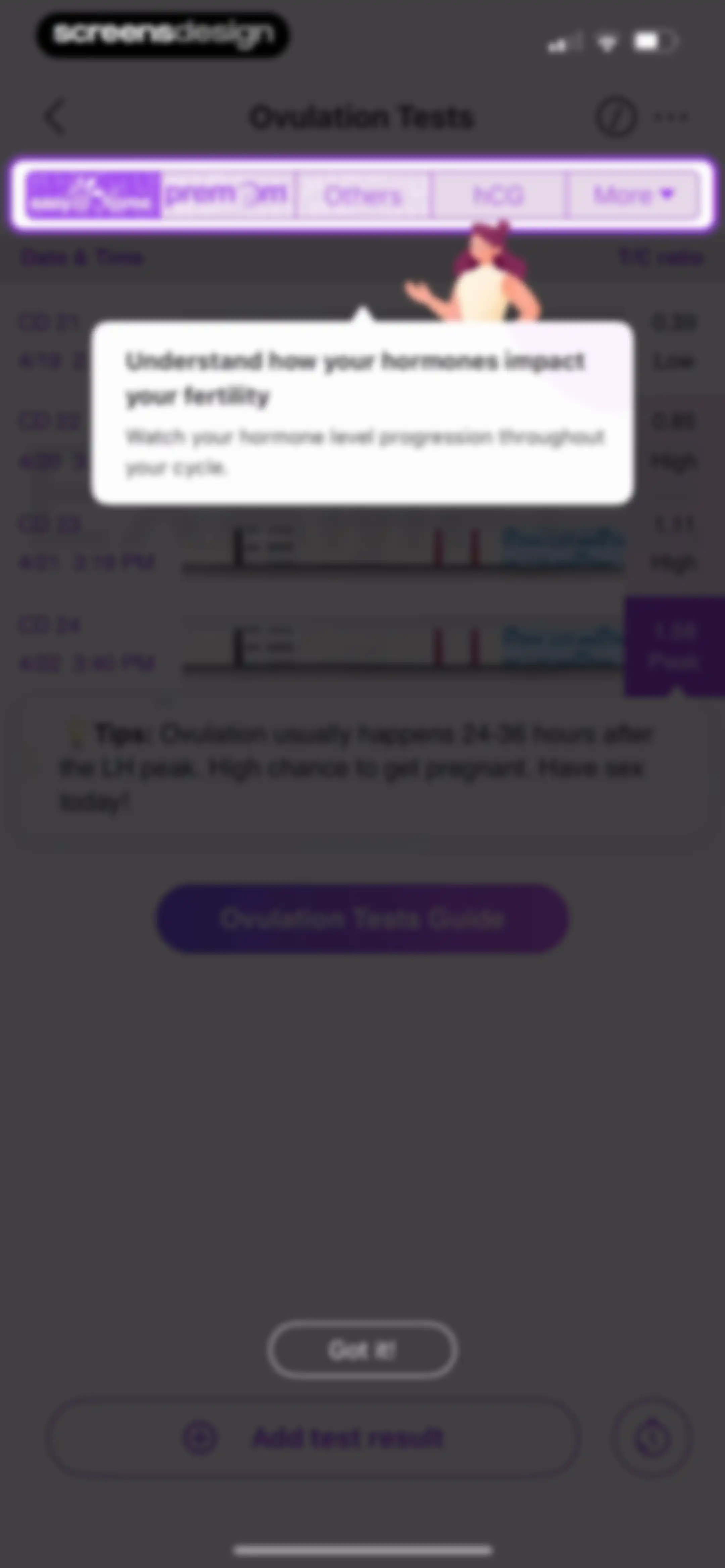 Premom-Ovulation Tracker, PCOS screen 33