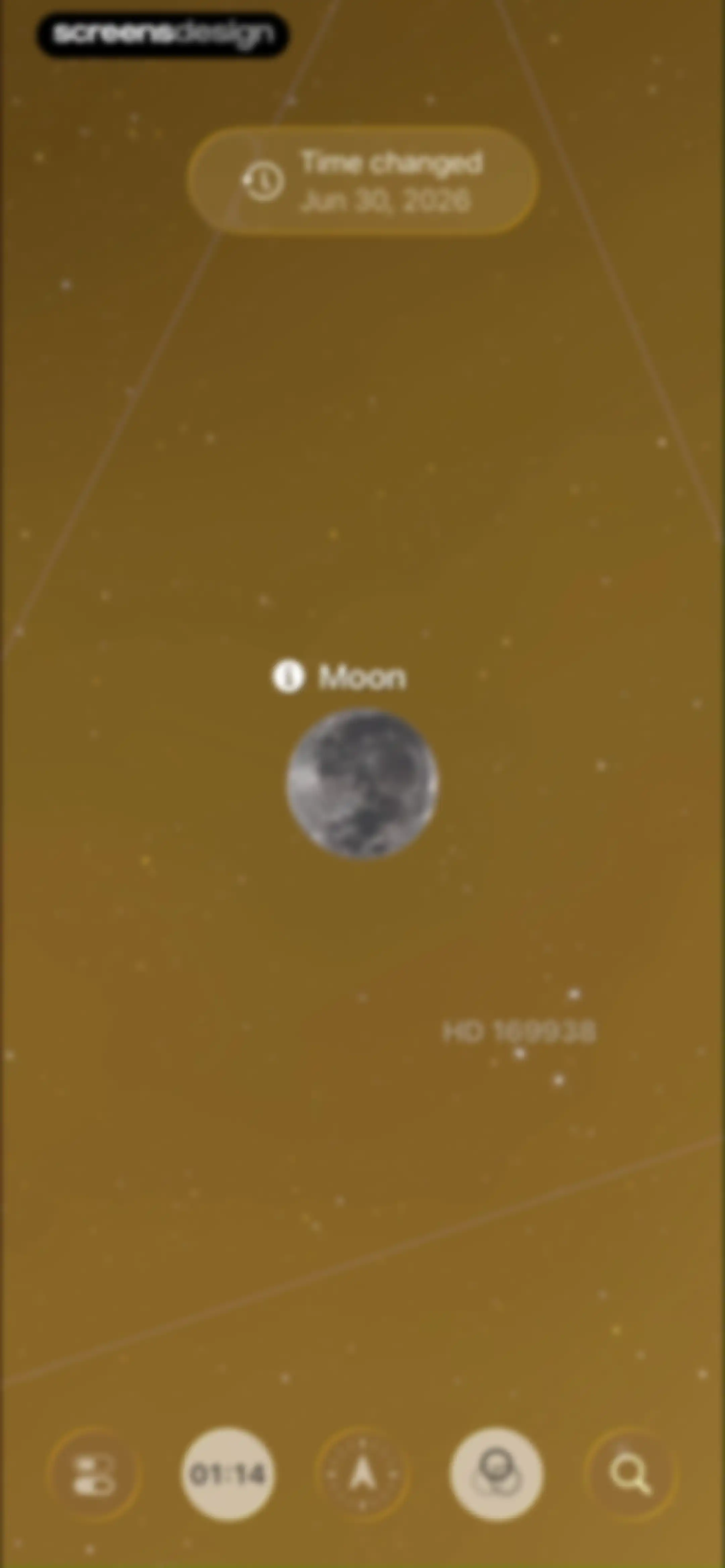 Sky Guide screen 70