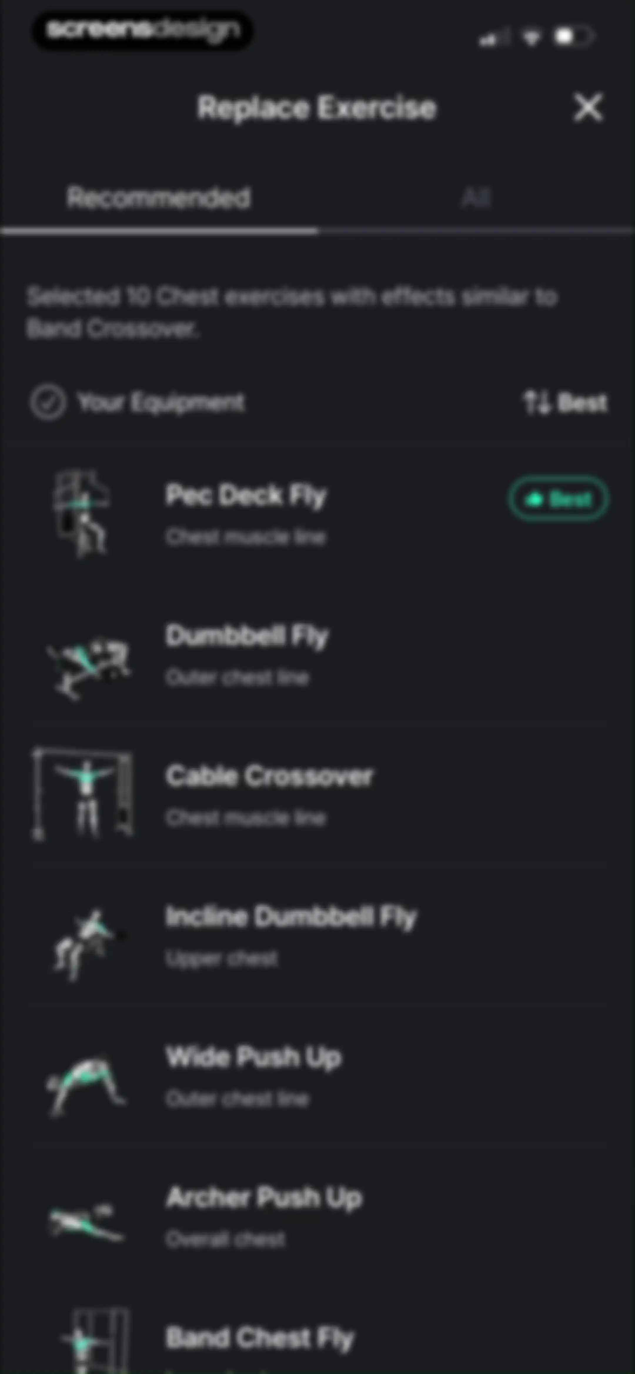 Planfit AI Gym Workout Planner screen 68