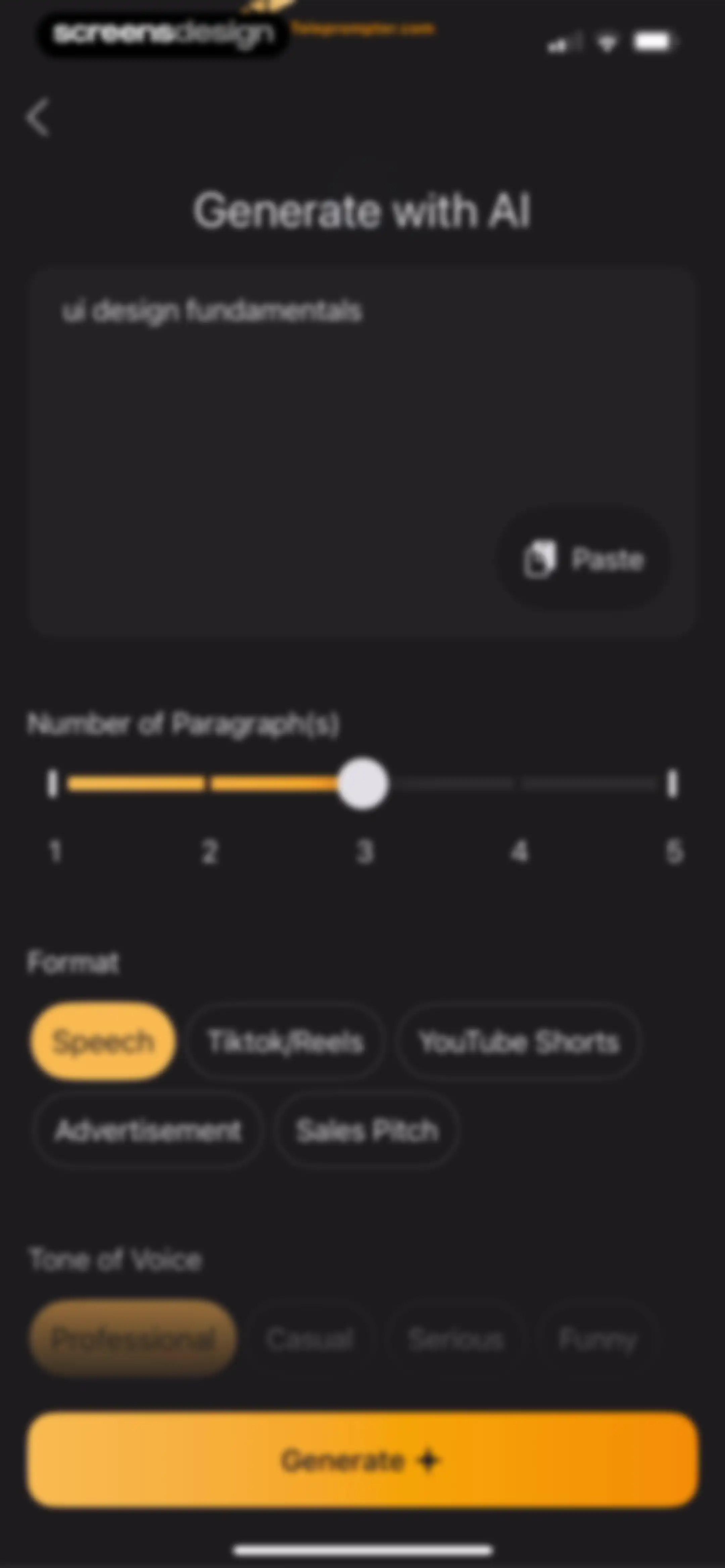 Teleprompter.com screen 4