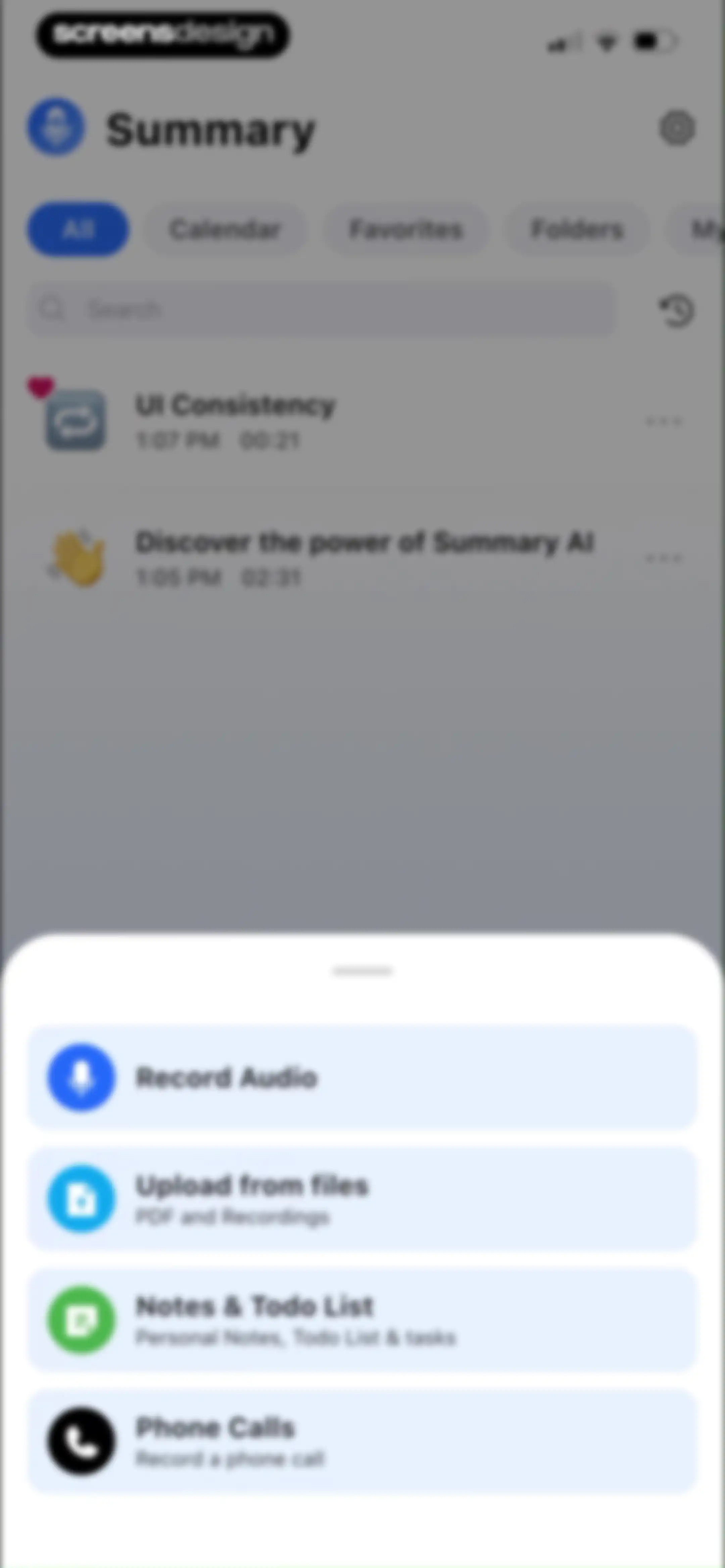 Summary - AI Note Taker screen 61