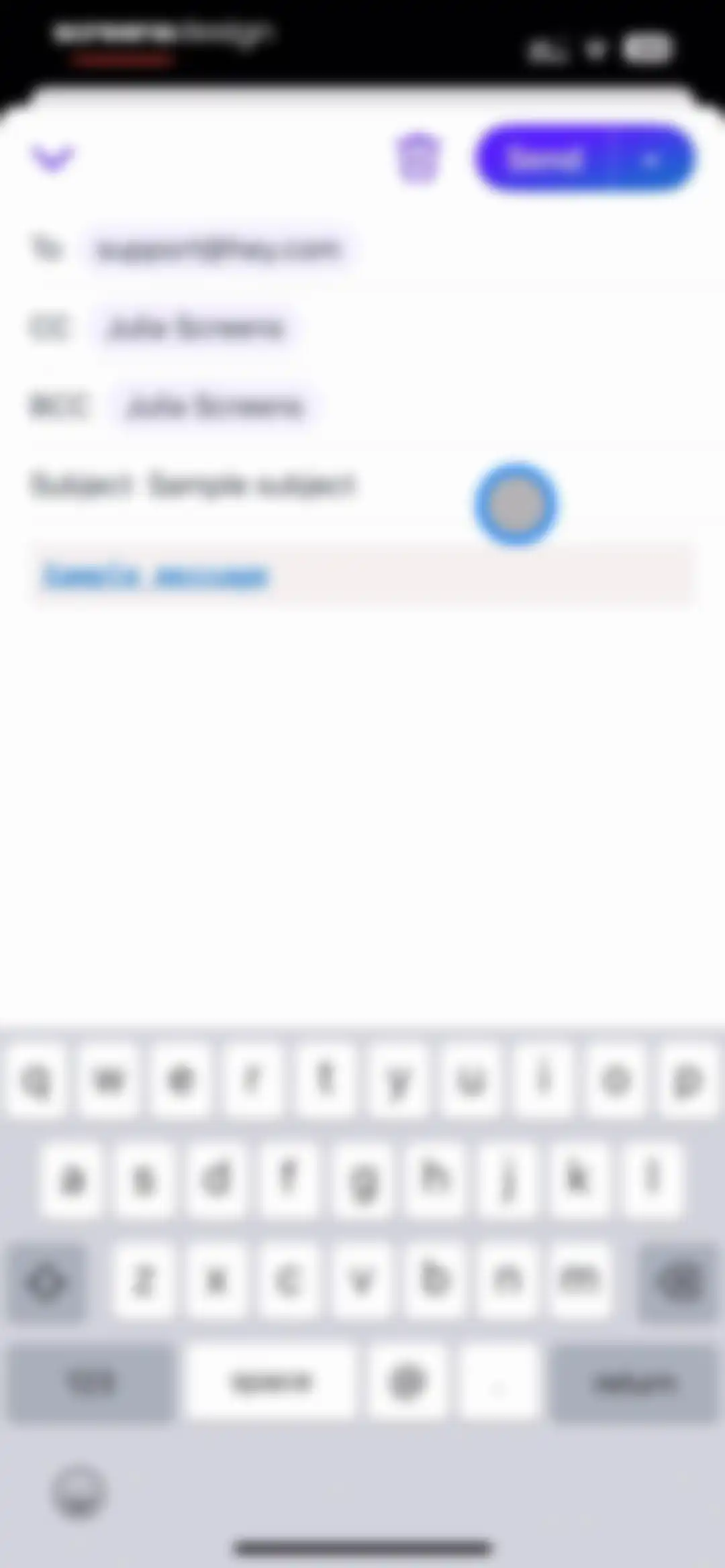 HEY Email screen 37