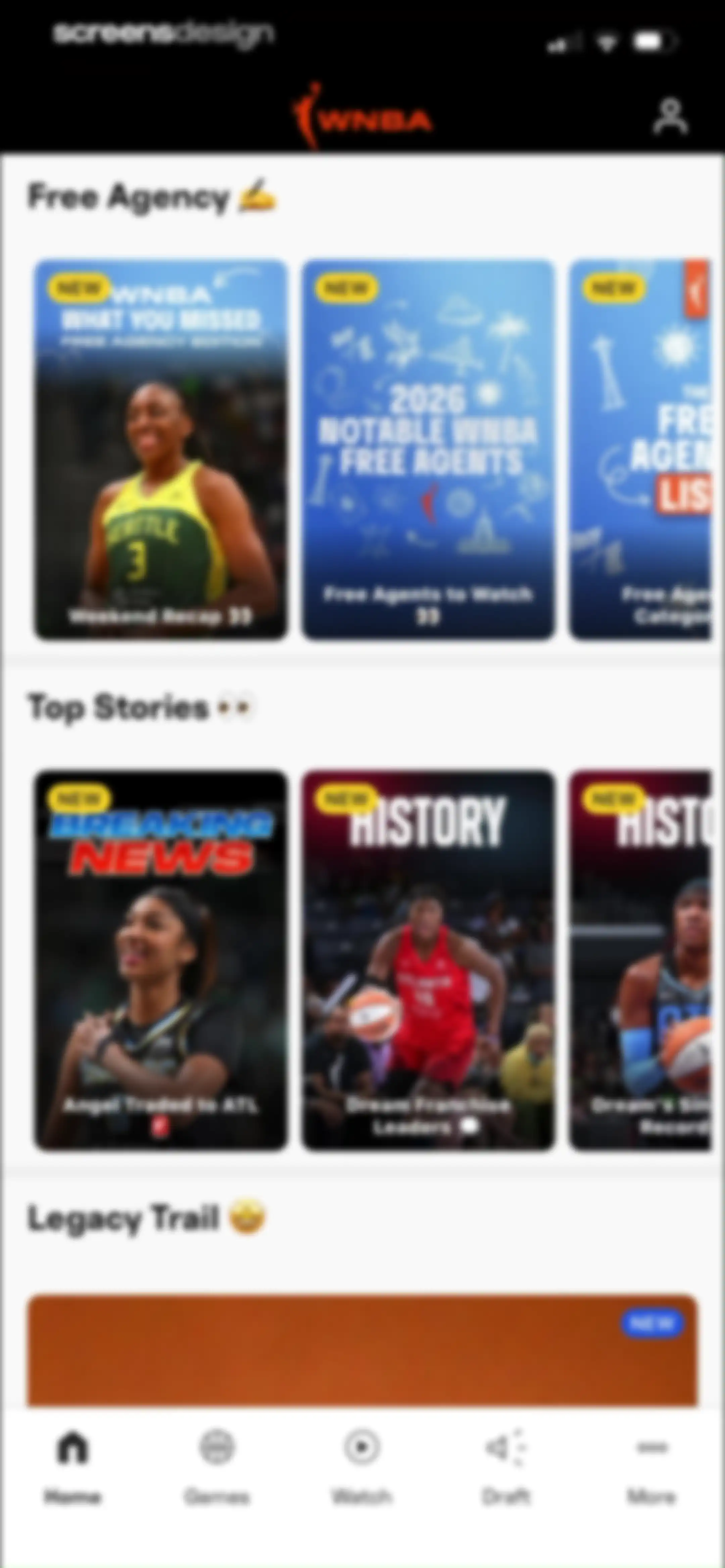 WNBA: Live Games & Scores screen 42