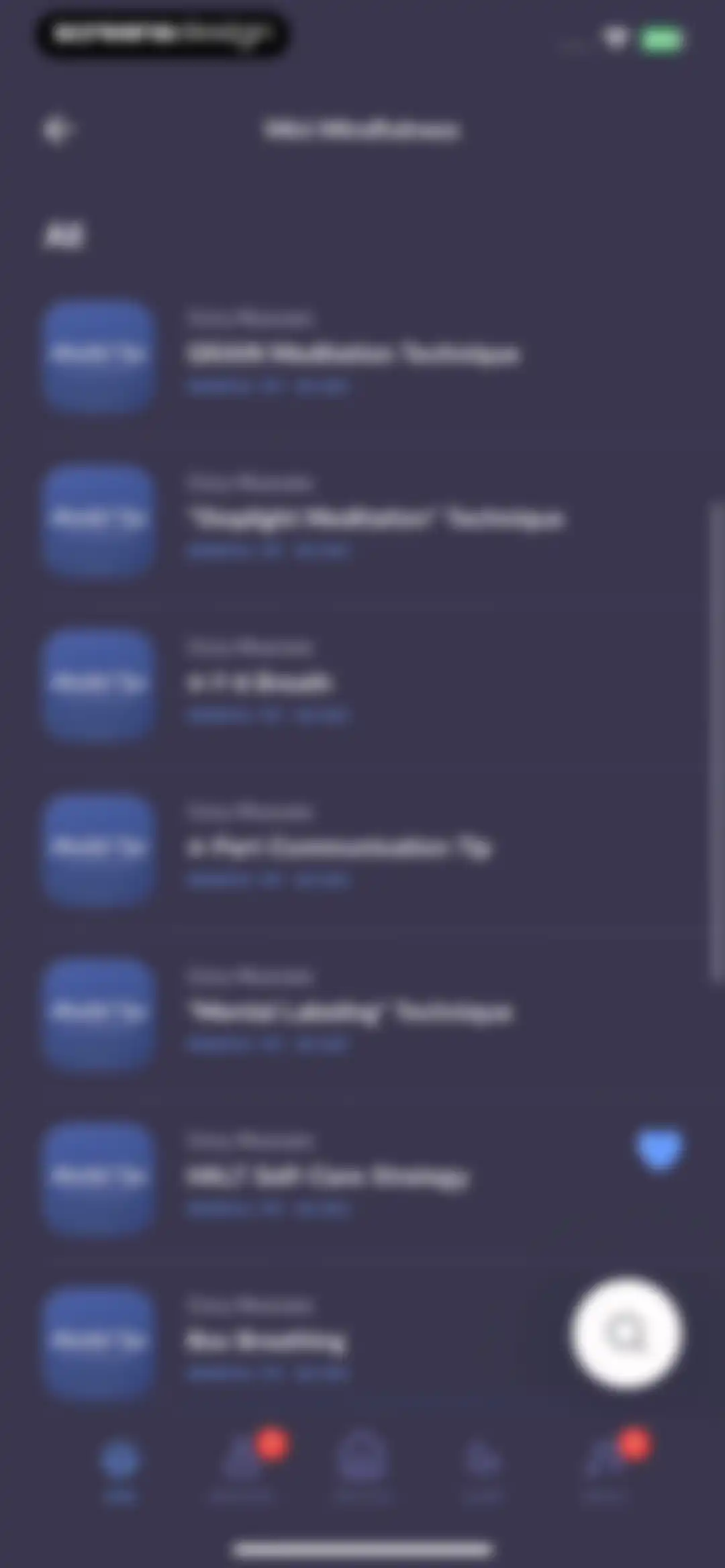 Mindfulness.com Meditation App screen 52
