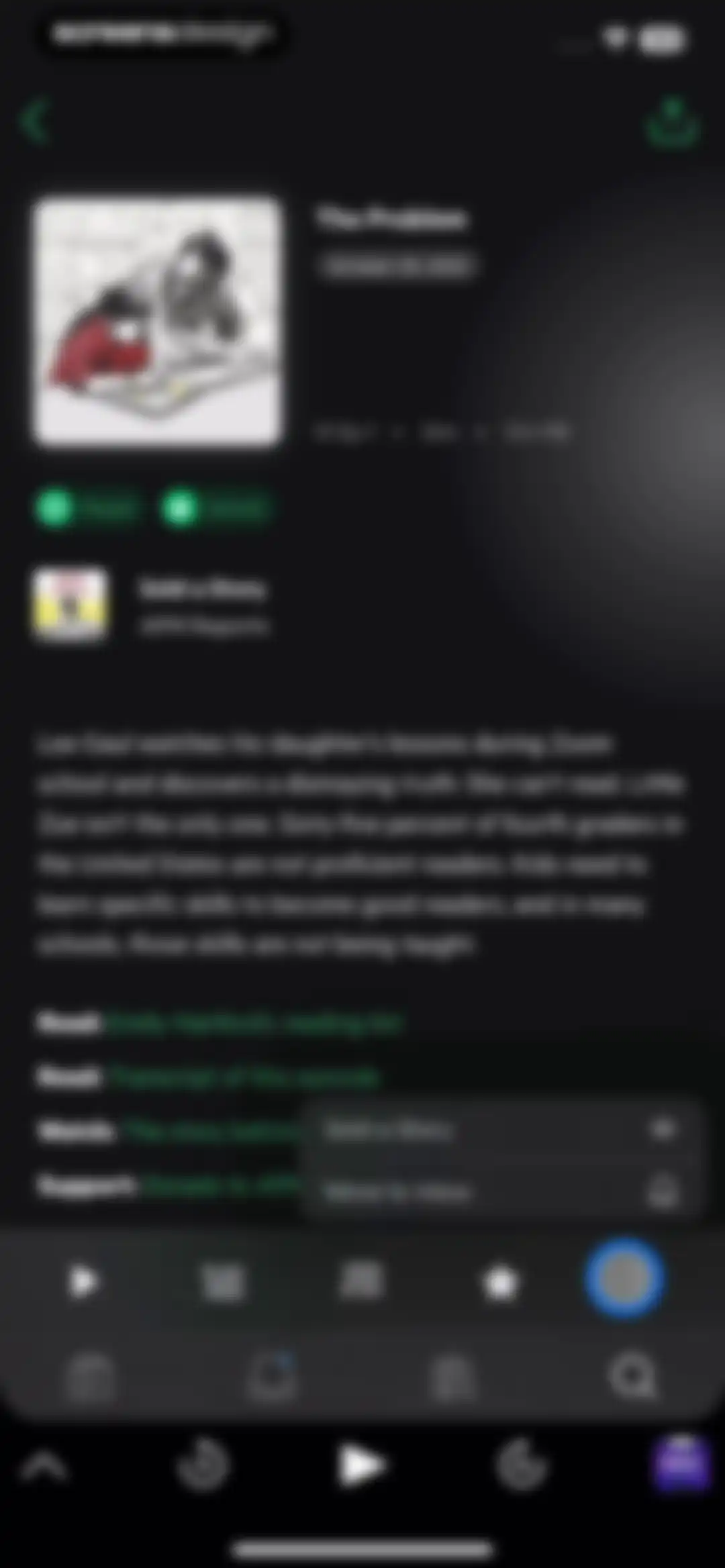 Castro: Podcast App & Player screen 42