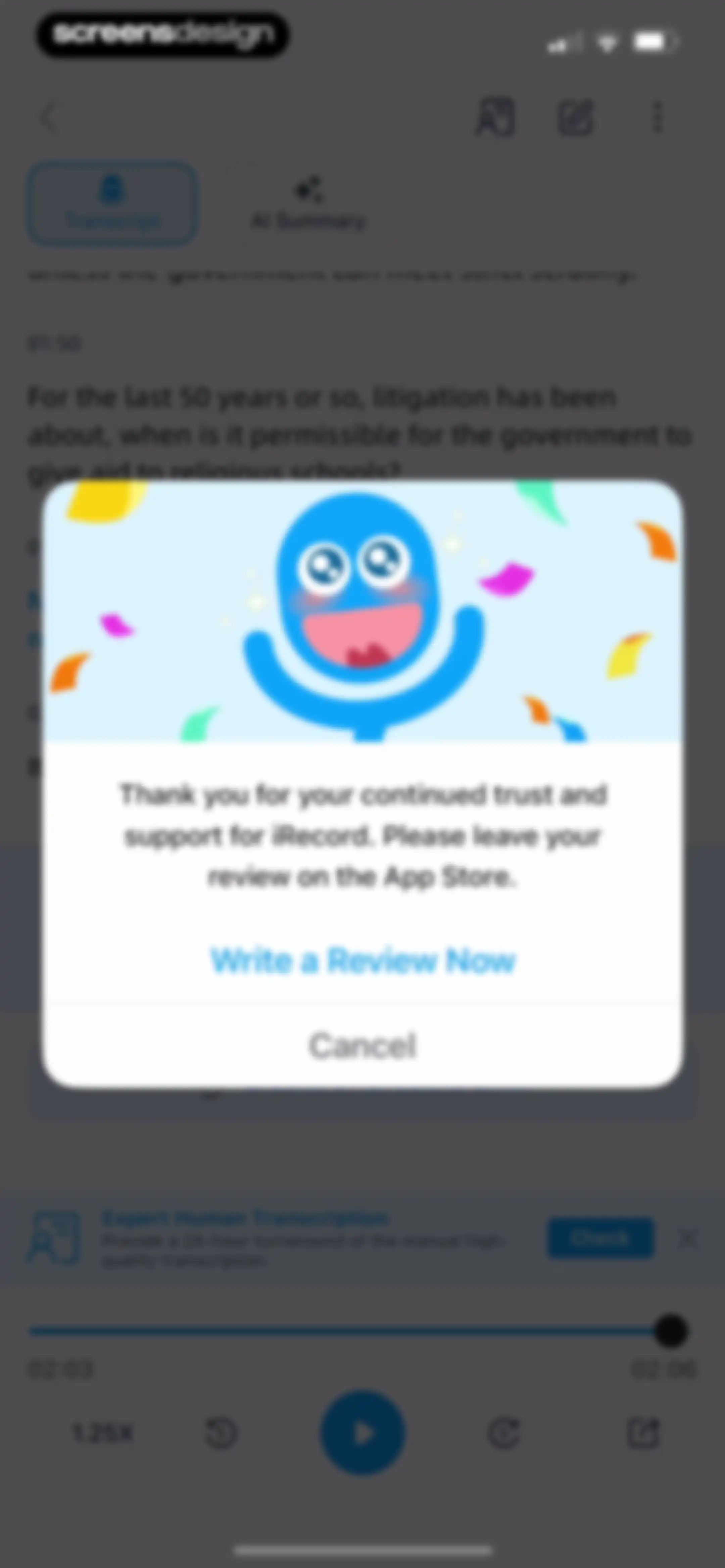 iRecord: Transcribe Voice Memo screen 55