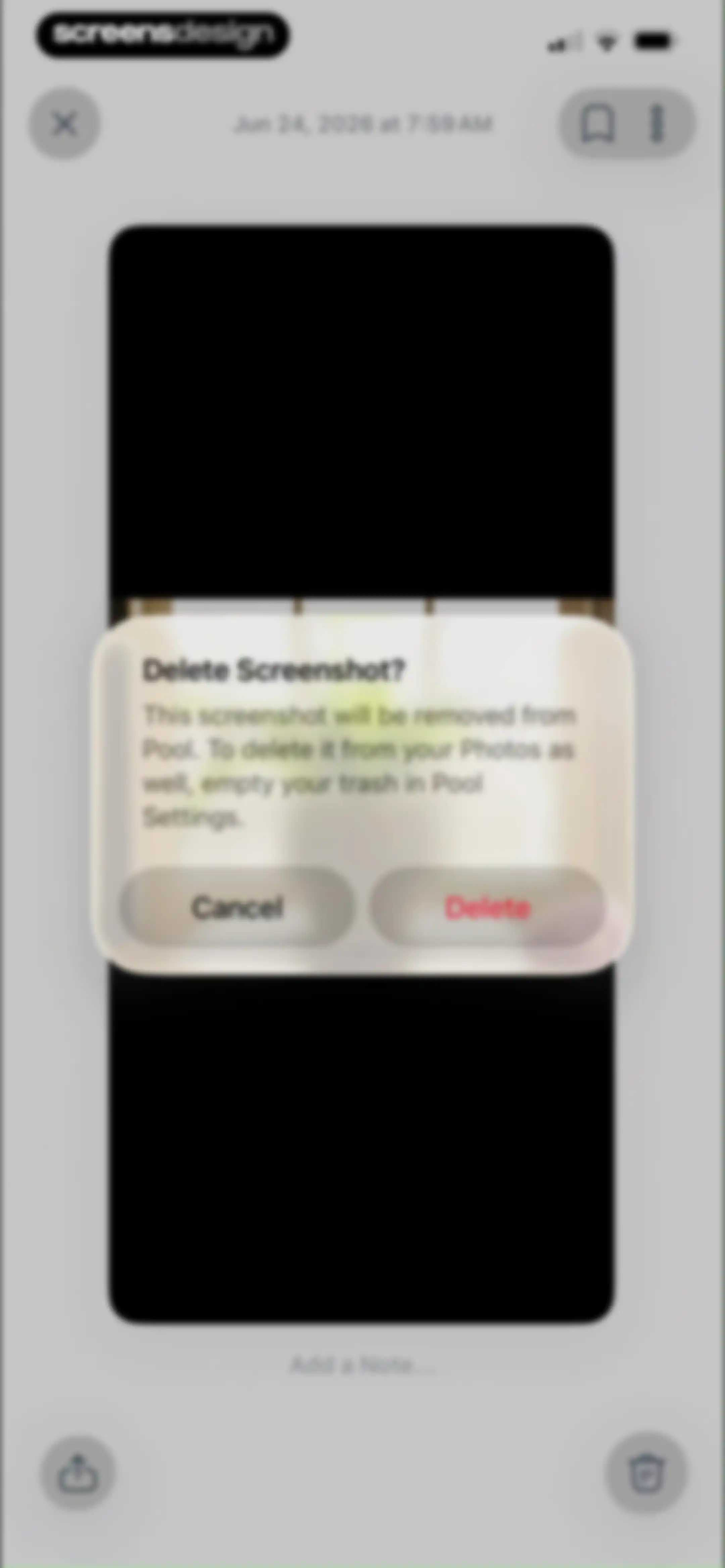 Pool, the screenshot app screen 35