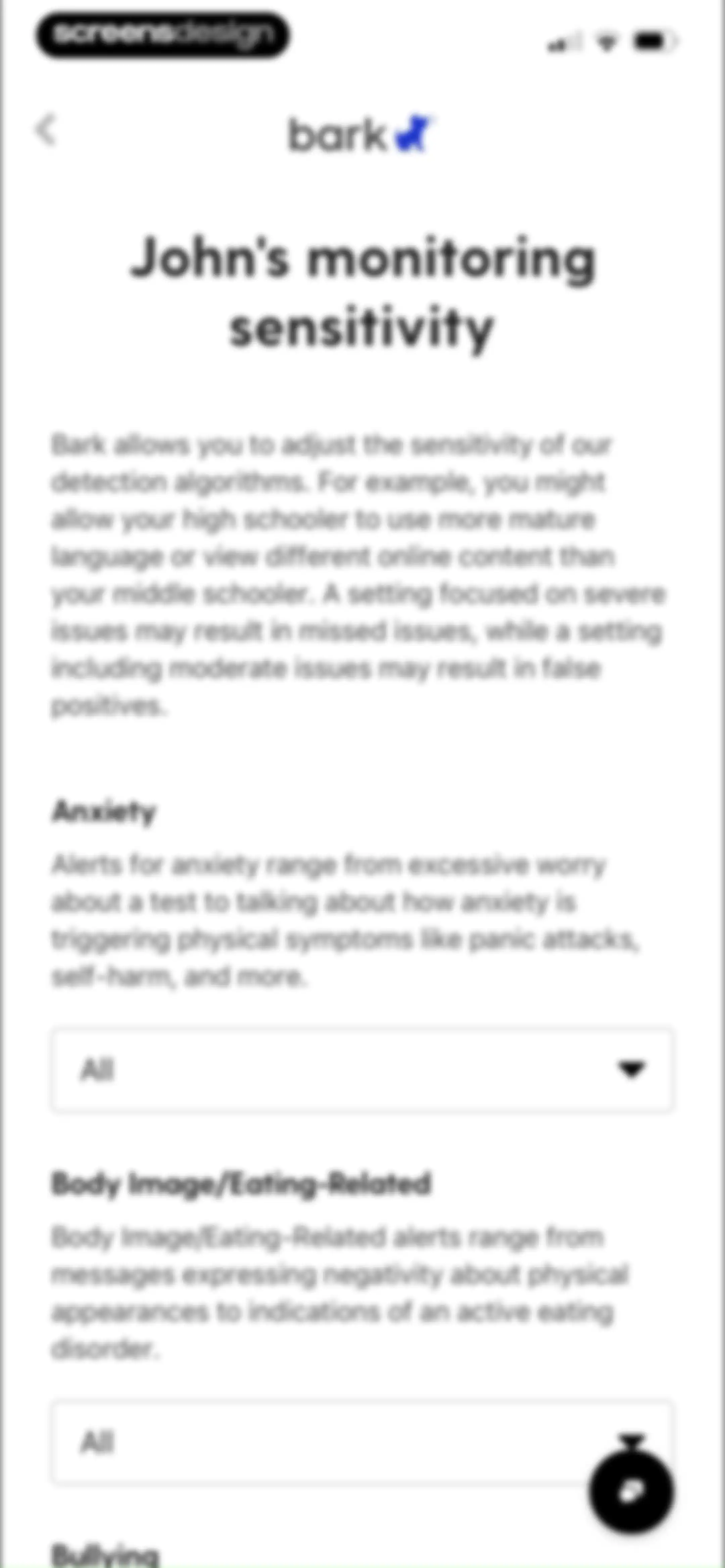 Bark - Parental Controls screen 31
